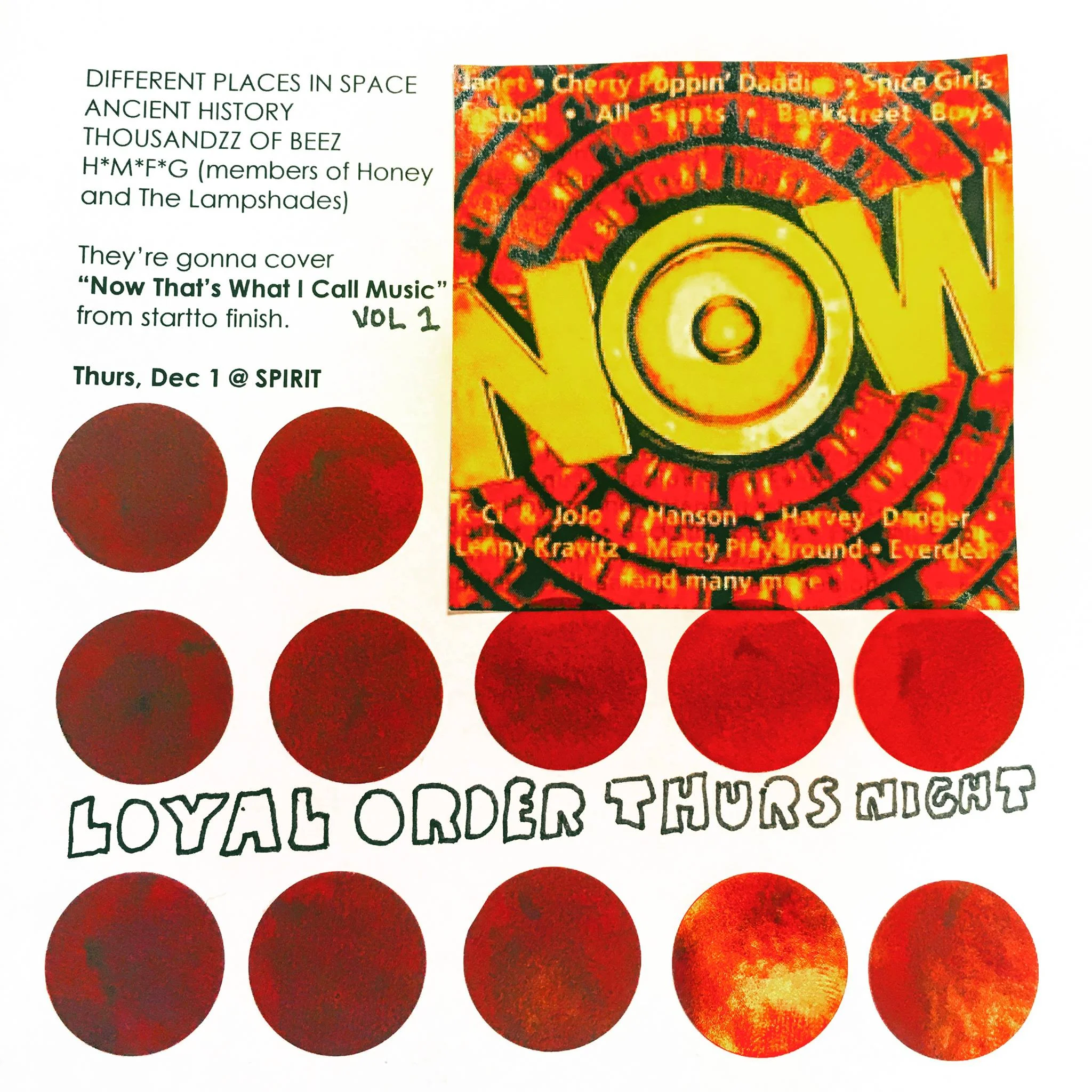 Loyal Order: NOW that's what i call music (cover show)