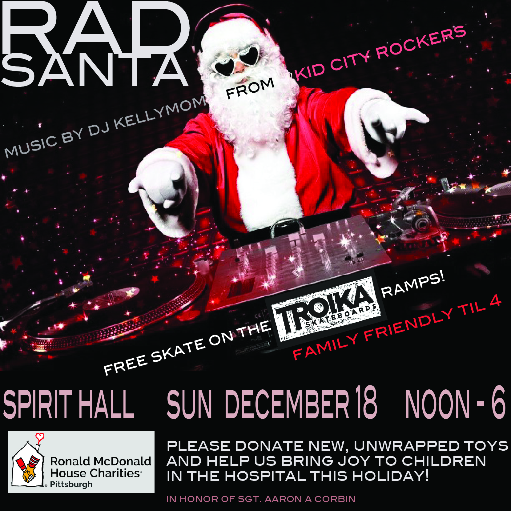 Rad Santa: A Ronald McDonald House Charties Fundraiser