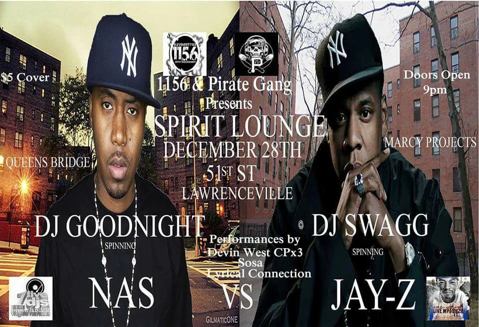 PGENT & 1156 Presents: Nas vs Jay Z