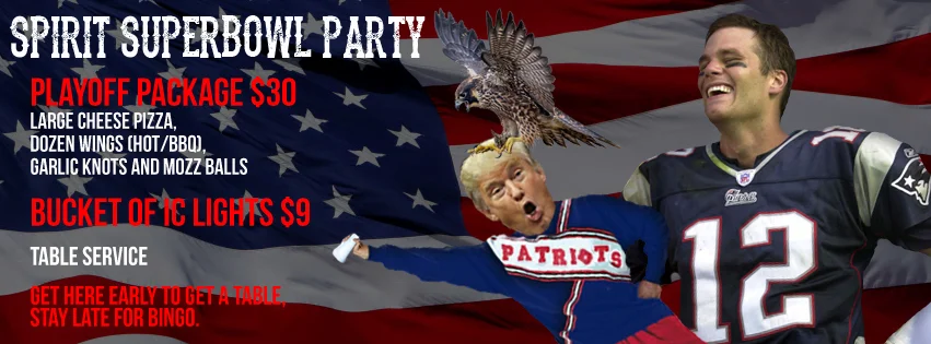 Spirit Superbowl Party