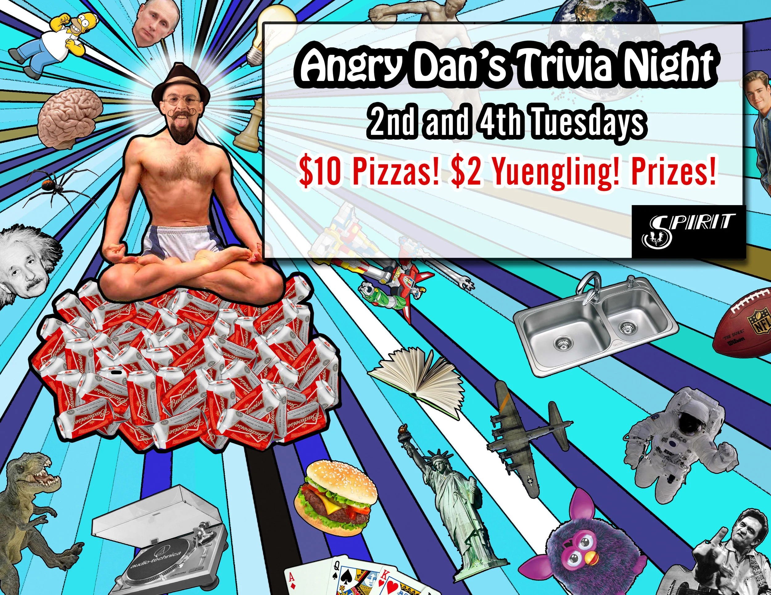 Lodge: Angry Dan's Trivia (2nd & 4th Tuesdays)