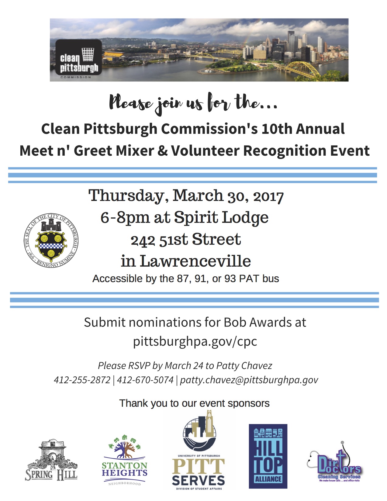 Clean Pittsburgh Commission's 10th Annual Meet n' Greet Mixer