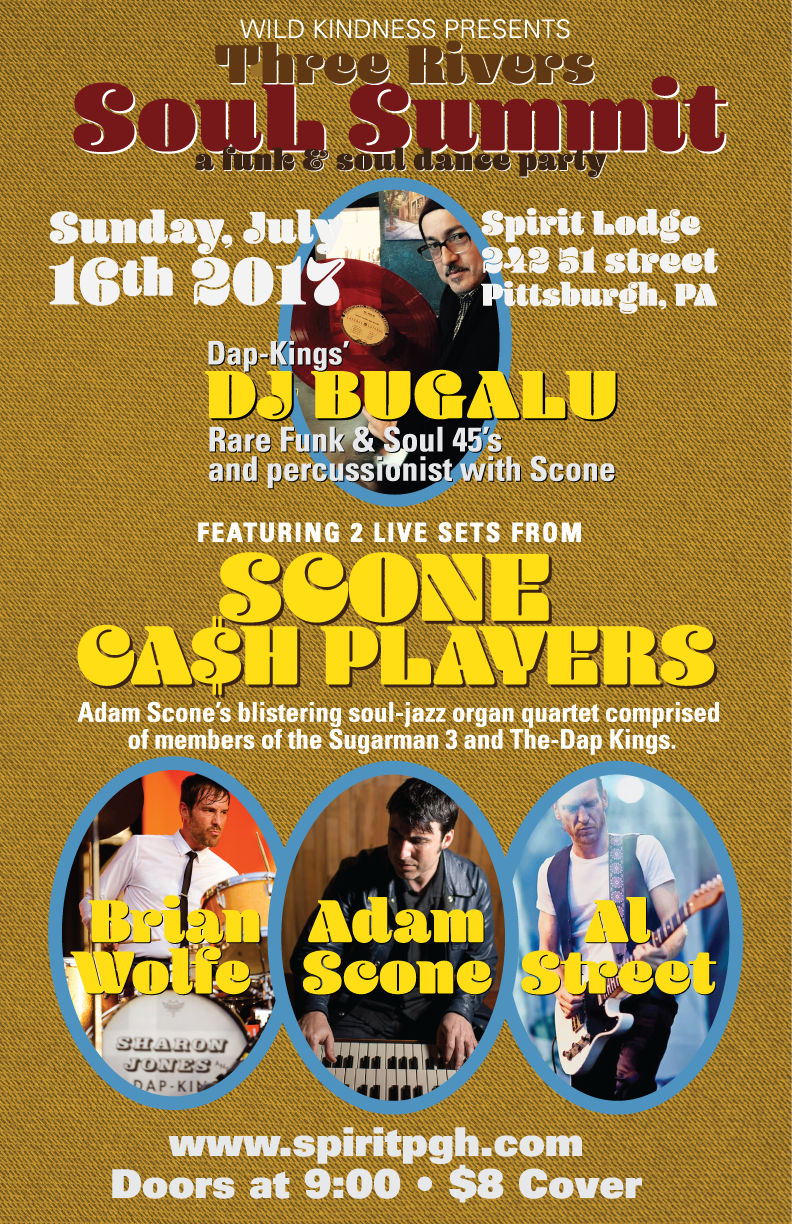 Wild Kindness Presents DJ Bugalu (Dap-Kings) with Scone Cash Players
