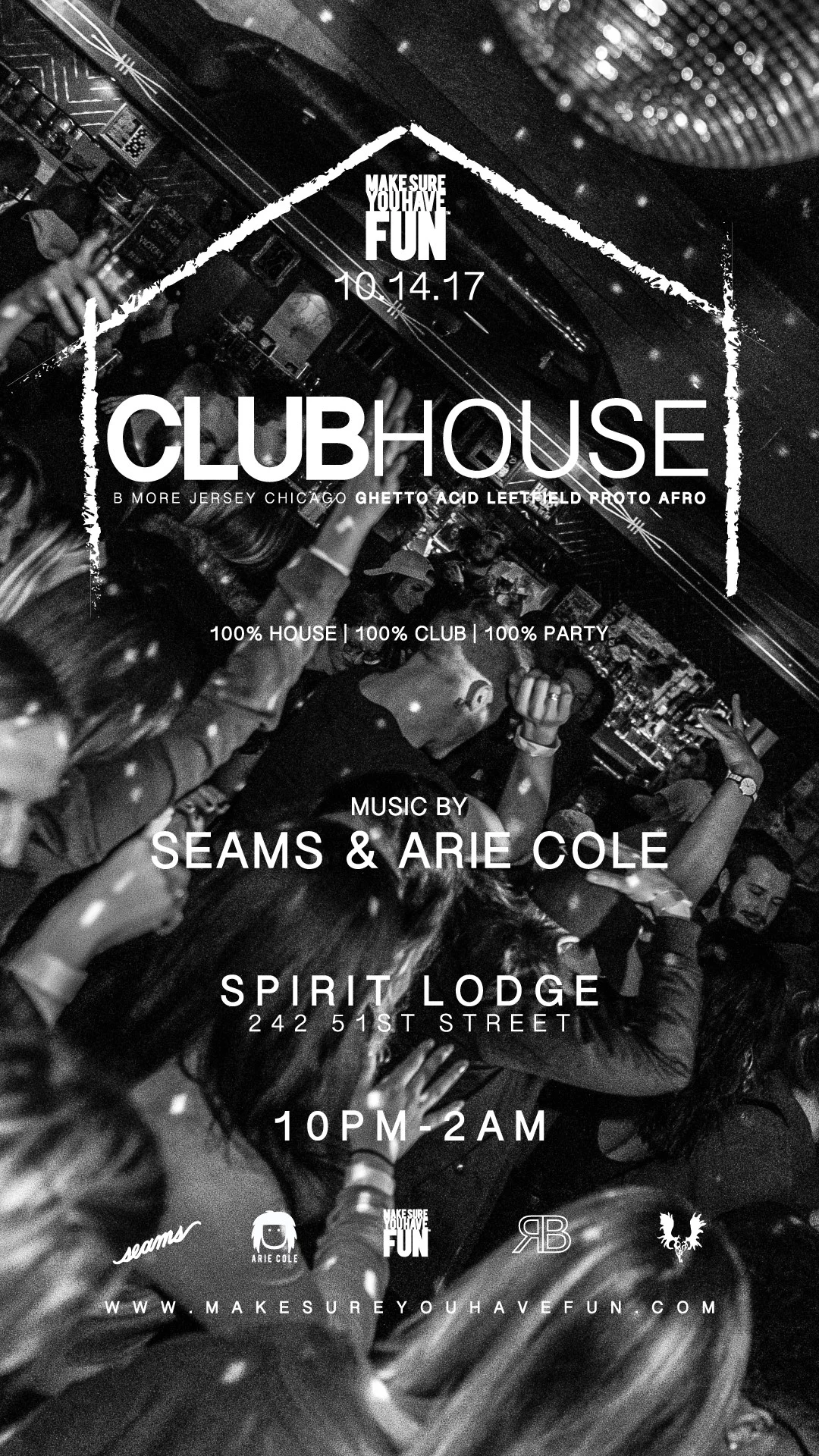 Lodge: ClubHouse w/ Seams & Arie Cole