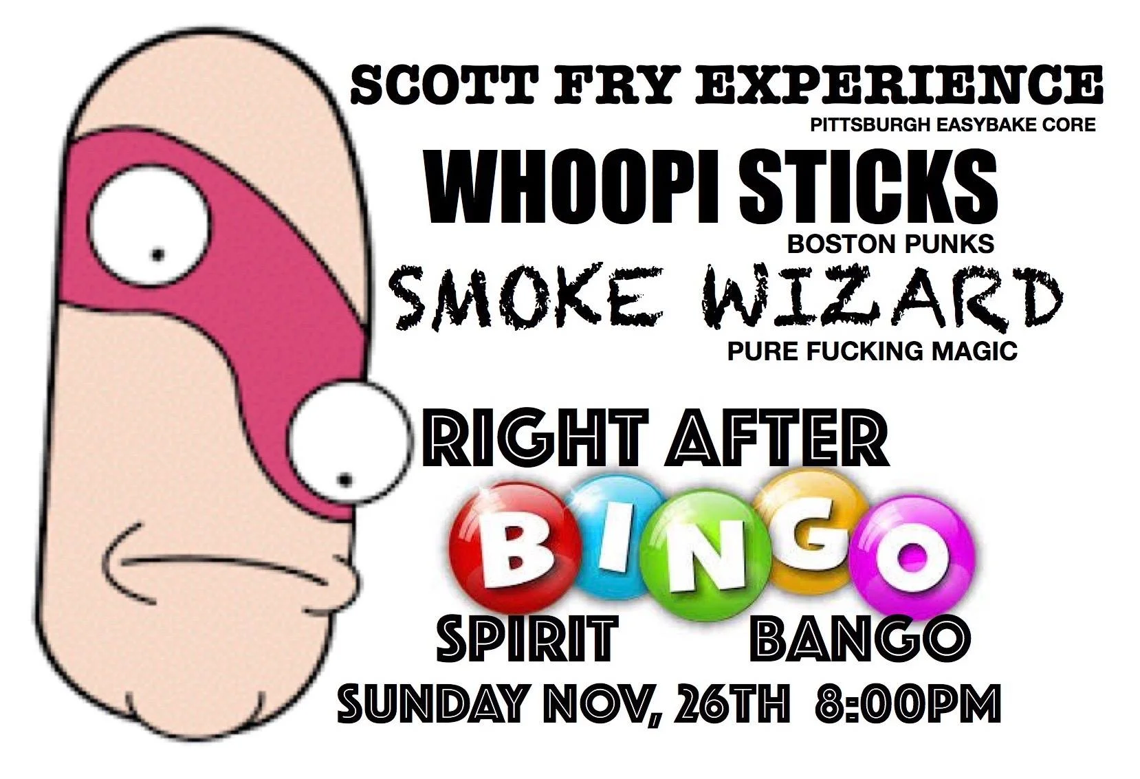 Lodge: SFX, Smoke Wizard and Whoopi Sticks