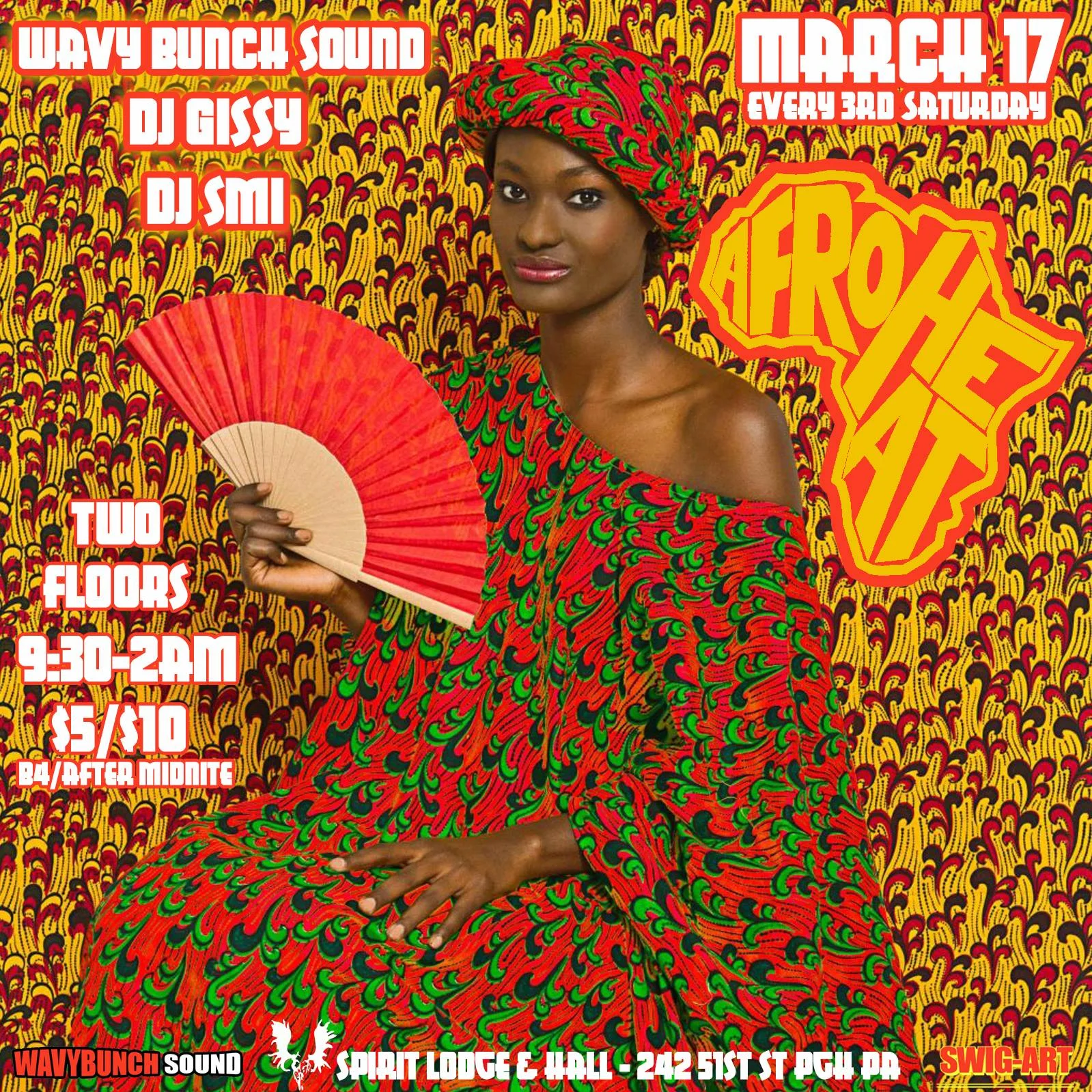 Both Floors: Afroheat w/ Special Guests Wavy Bunch Sound & DJ GISSY