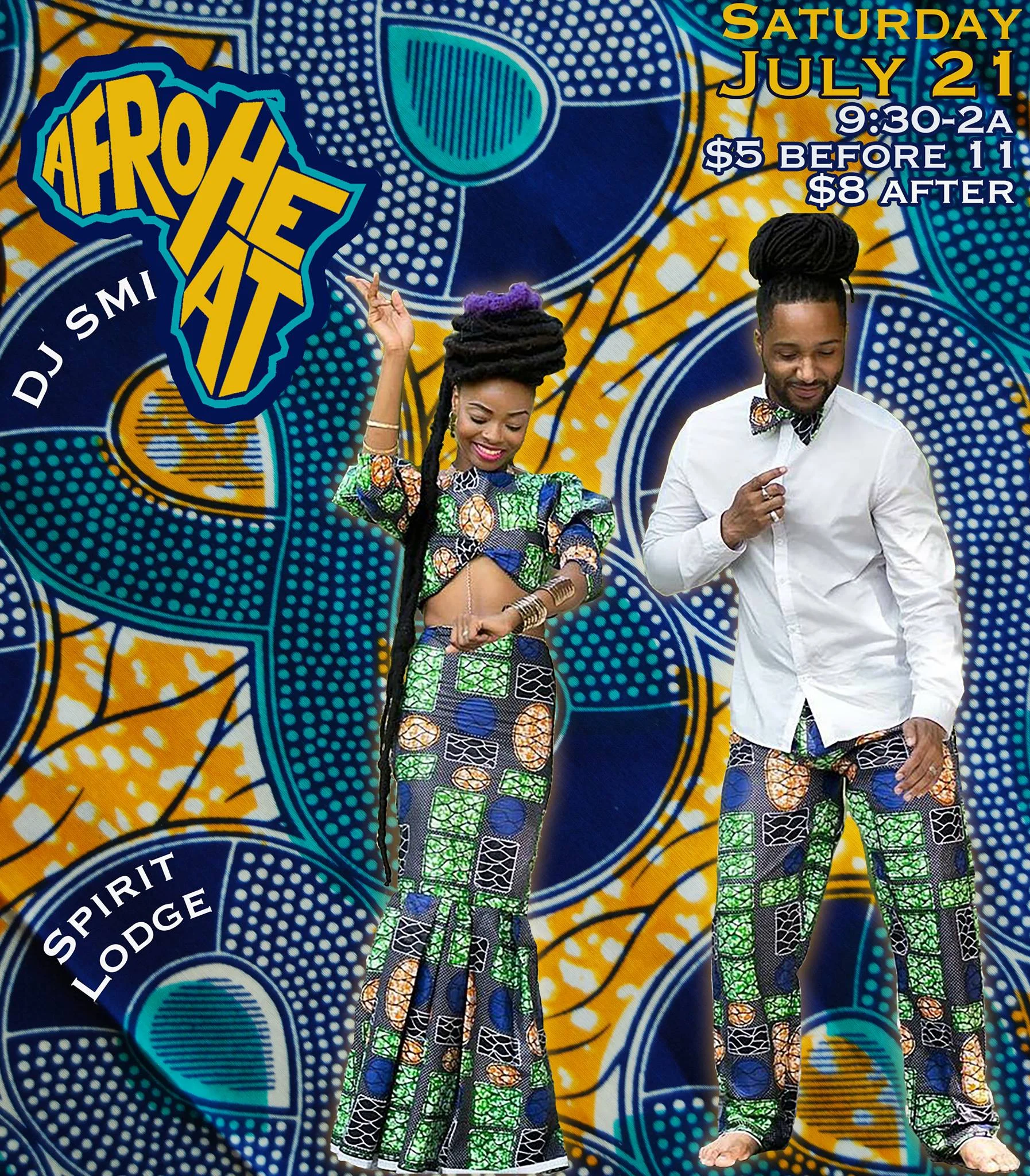 Lodge: Afroheat at Spirit 3rd Saturdays w/ DJ SMI