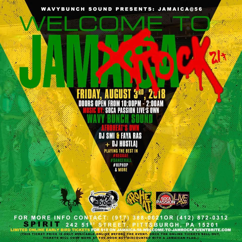 Hall: Wavy Bunch presents: Welcome to Jamrock