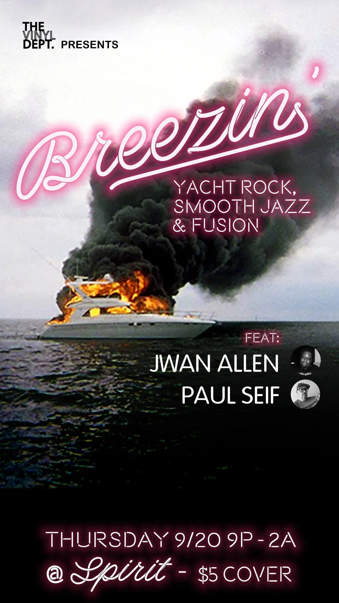 Lodge: Breezin' - Yacht, Smooth Jazz & Fusion W/ Jwan Allen & Paul Seif