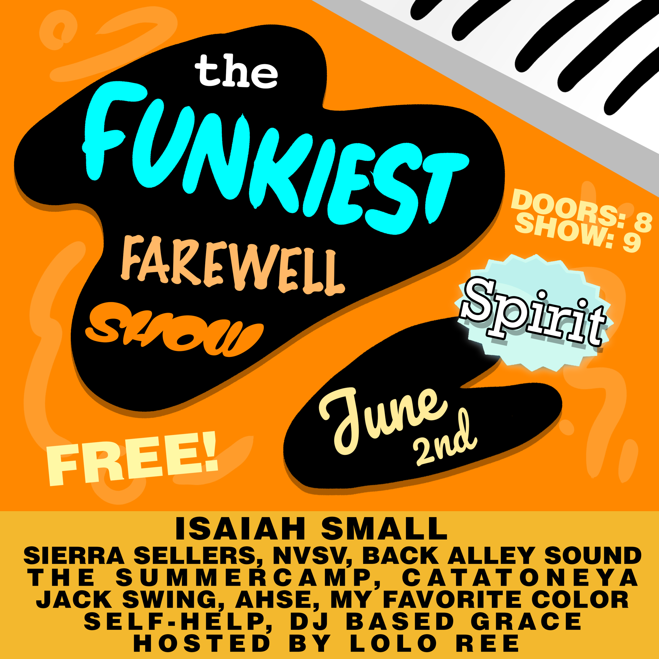 Lodge: Isaiah Small: The Funkiest Farewell Show