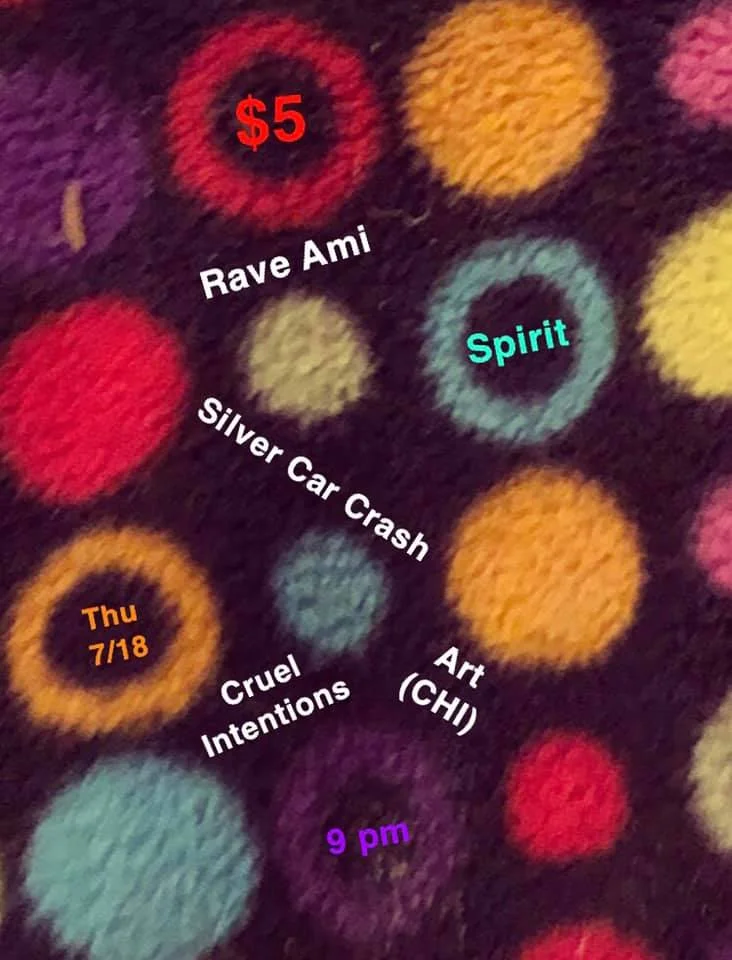 Lodge: Silver Car Crash, Rave Ami, Cruel Intentions, Art (CHI)