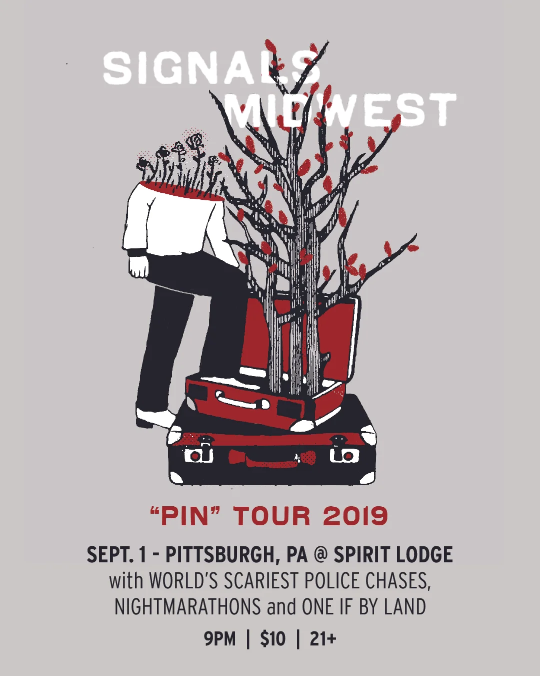 Lodge: Signals Midwest - "PIN" Record Release Show w/ Nightmarathons, World's Scariest Police Chases, and One If By Land