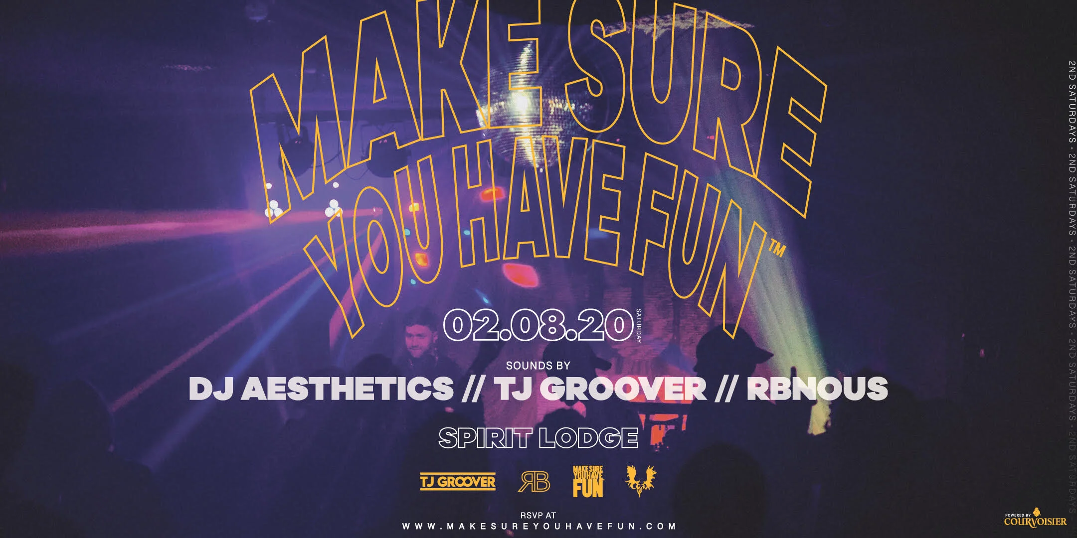 Lodge: Make Sure You Have Fun w/ DJ Aesthetics, TJ Groover &amp; Rbnous