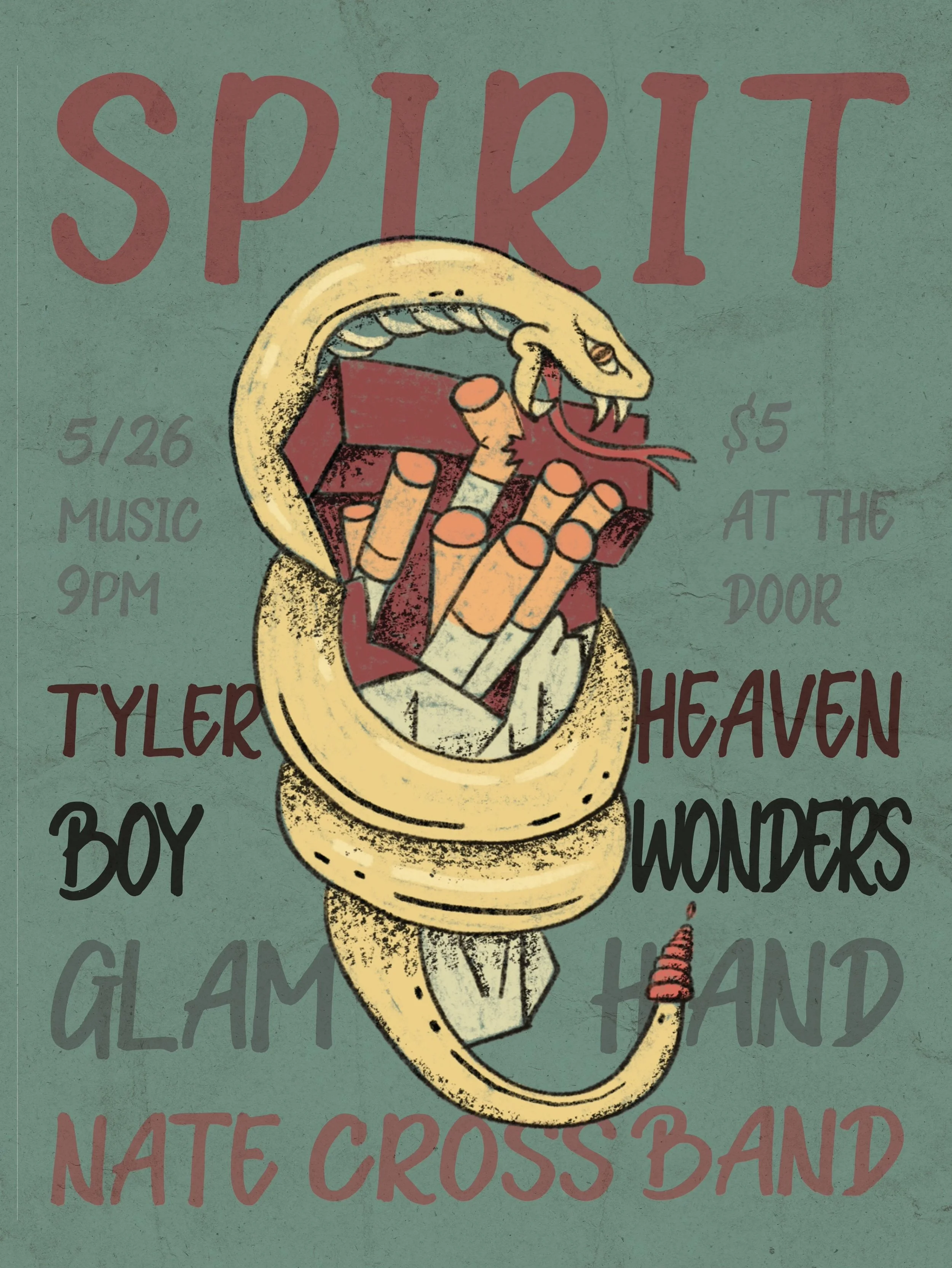 Lodge: Nate Cross Band / Tyler Heaven / Boy Wonders / Glam Hand