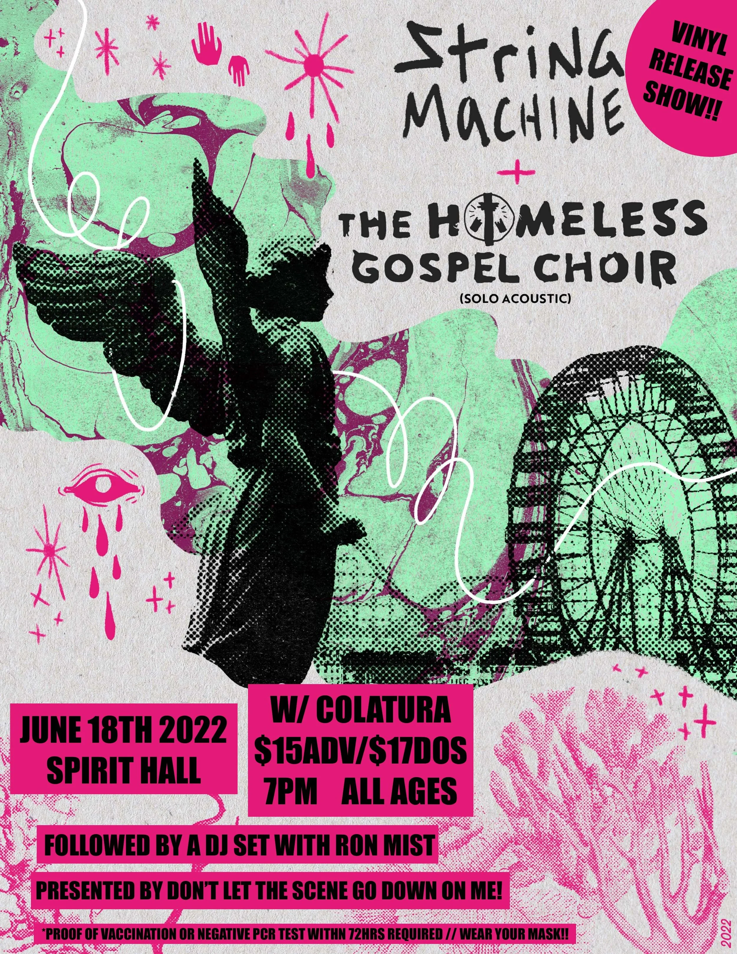 * CANCELED *  Hall: String Machine Vinyl Release Show w/ The Homeless Gospel Choir