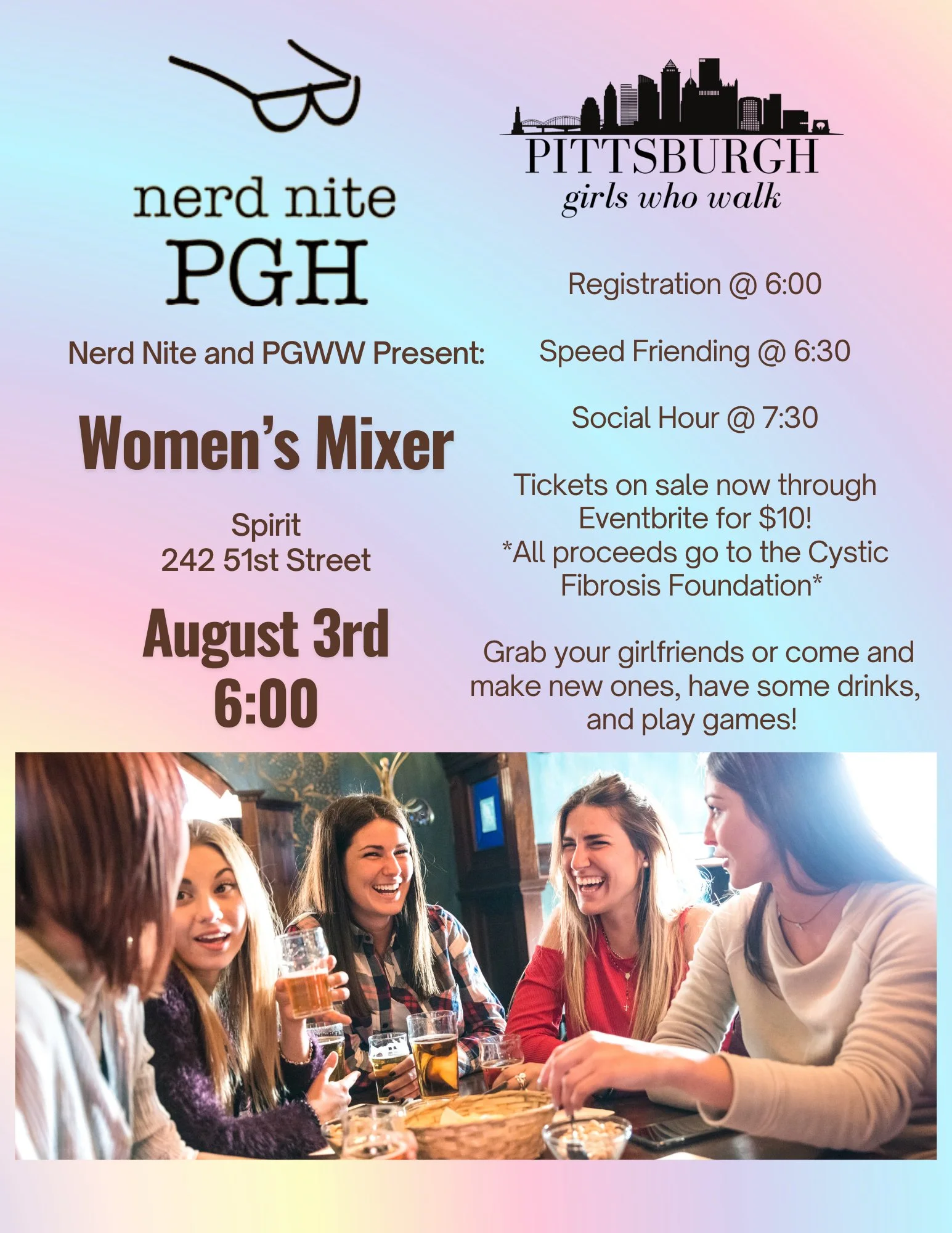 Nerd Nite and Pittsburgh Girls Who Walk Present: Women's Mixer