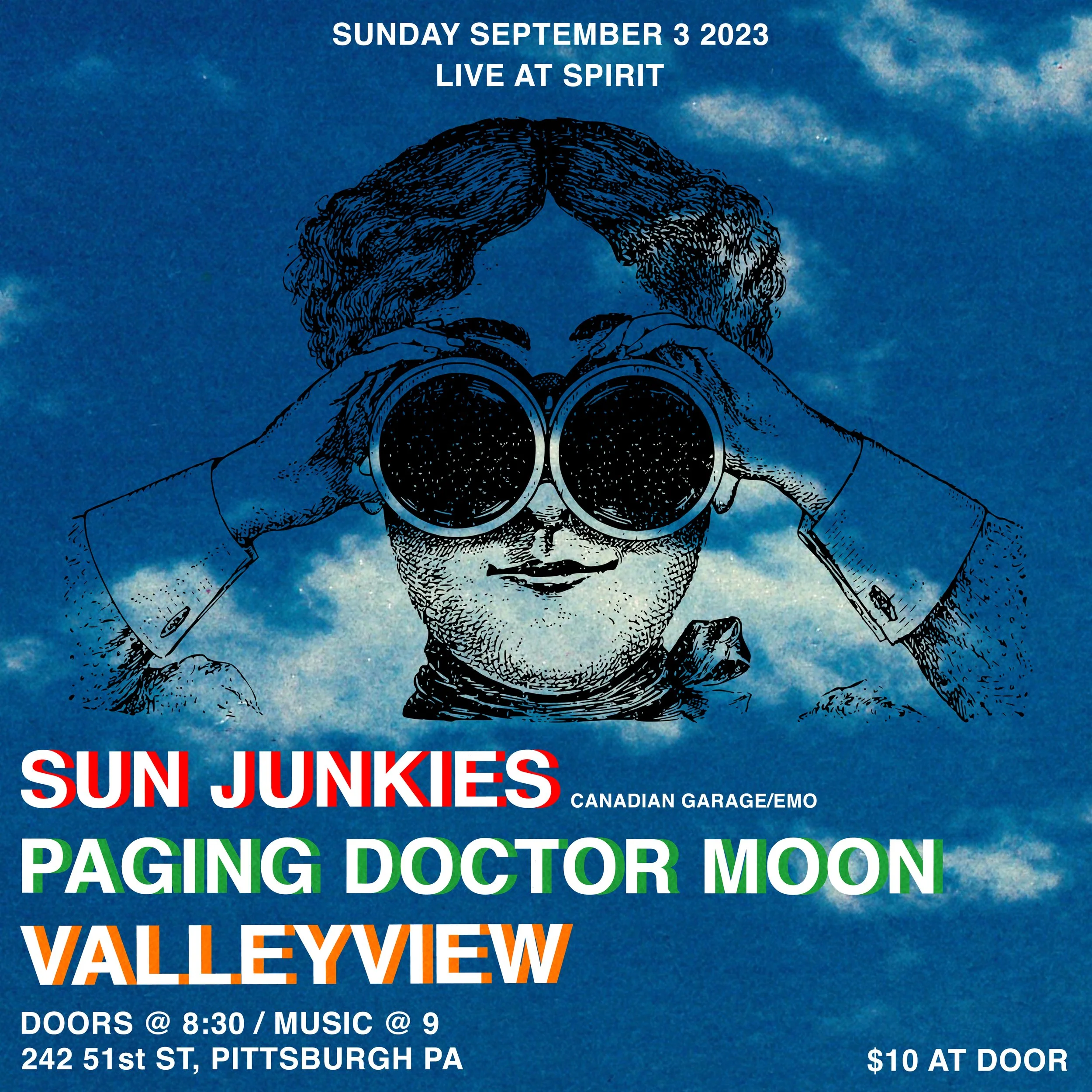 Sun Junkies with Paging Doctor Moon and Valleyview