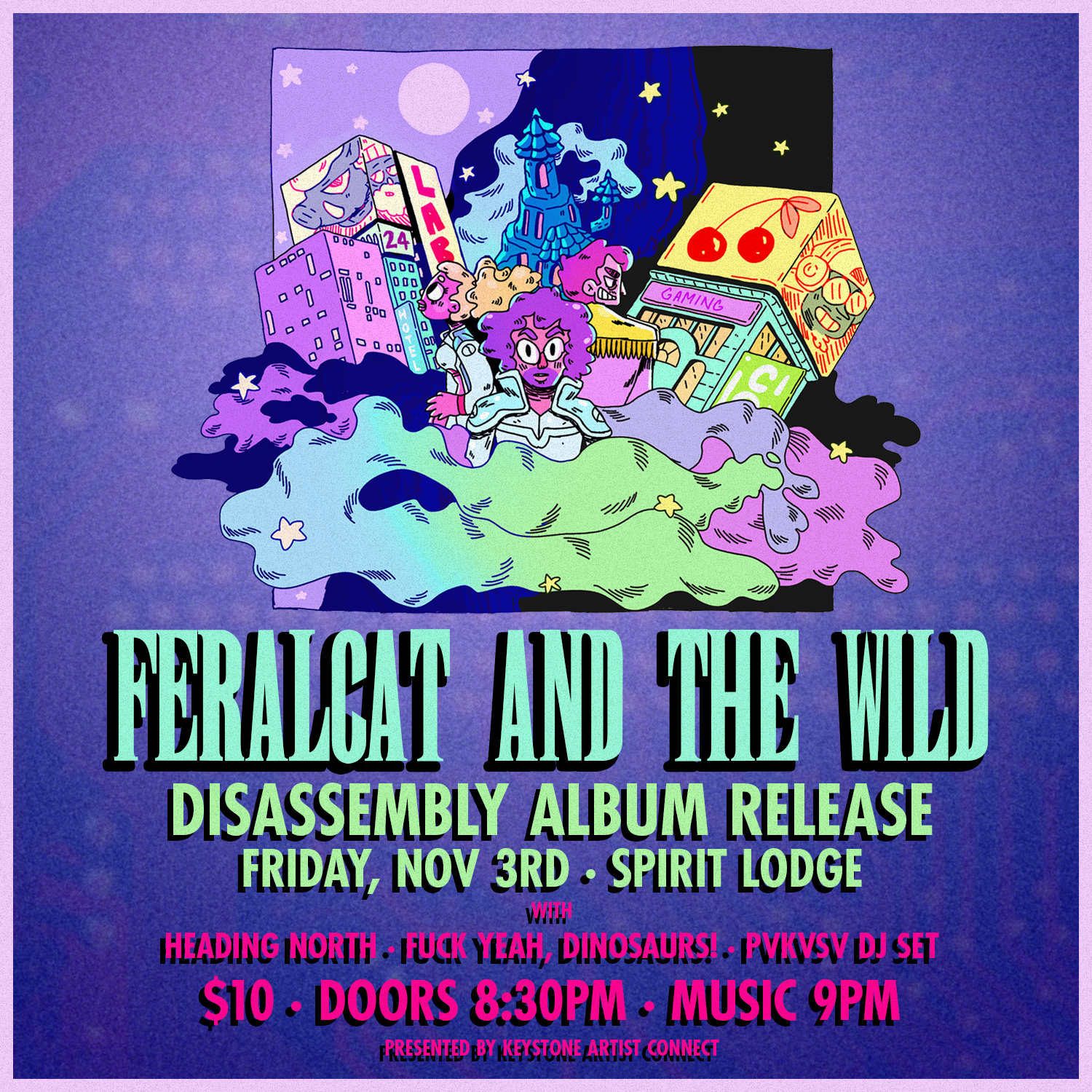 Feralcat and the Wild Presents: Disassembly