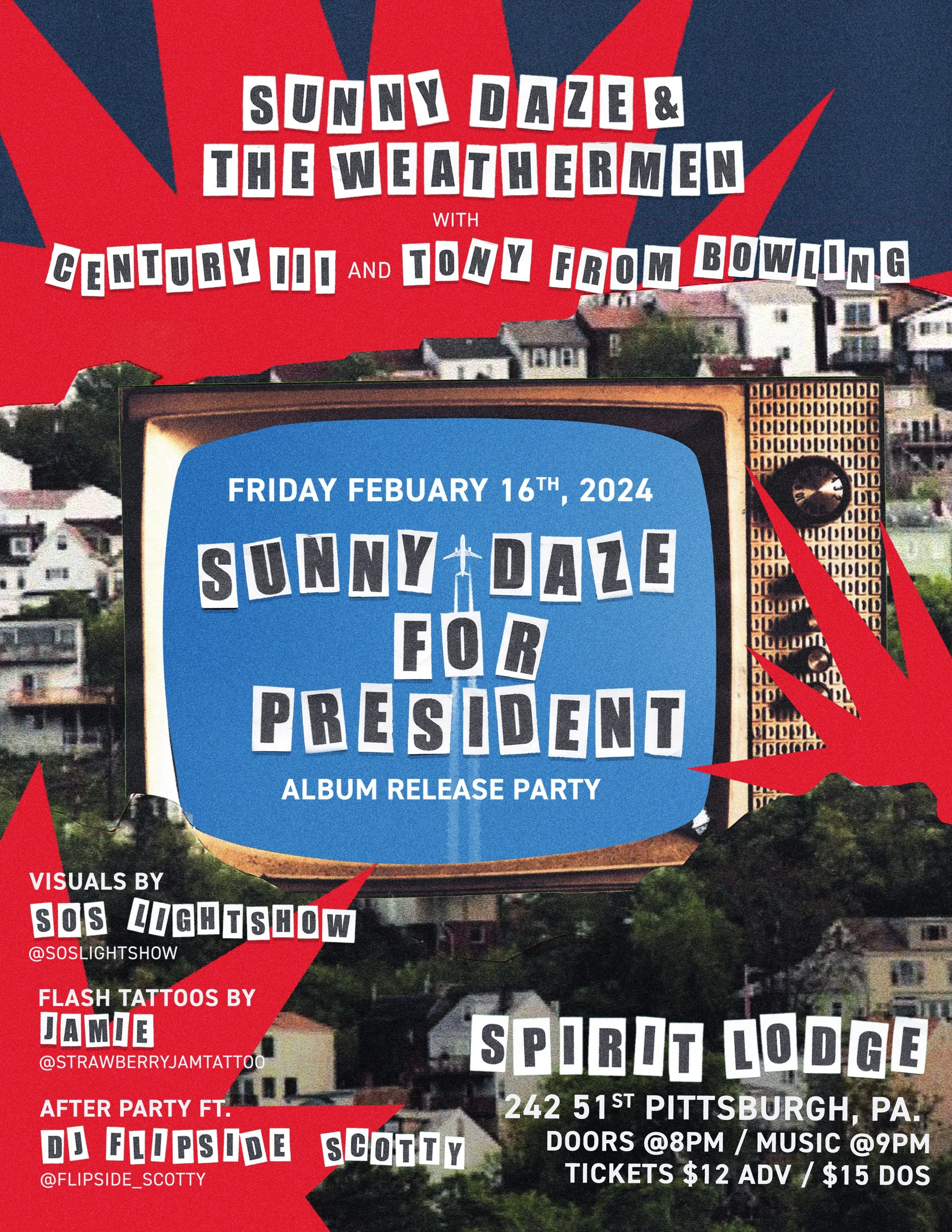 Sunny Daze and The Weatherman Album Release Party