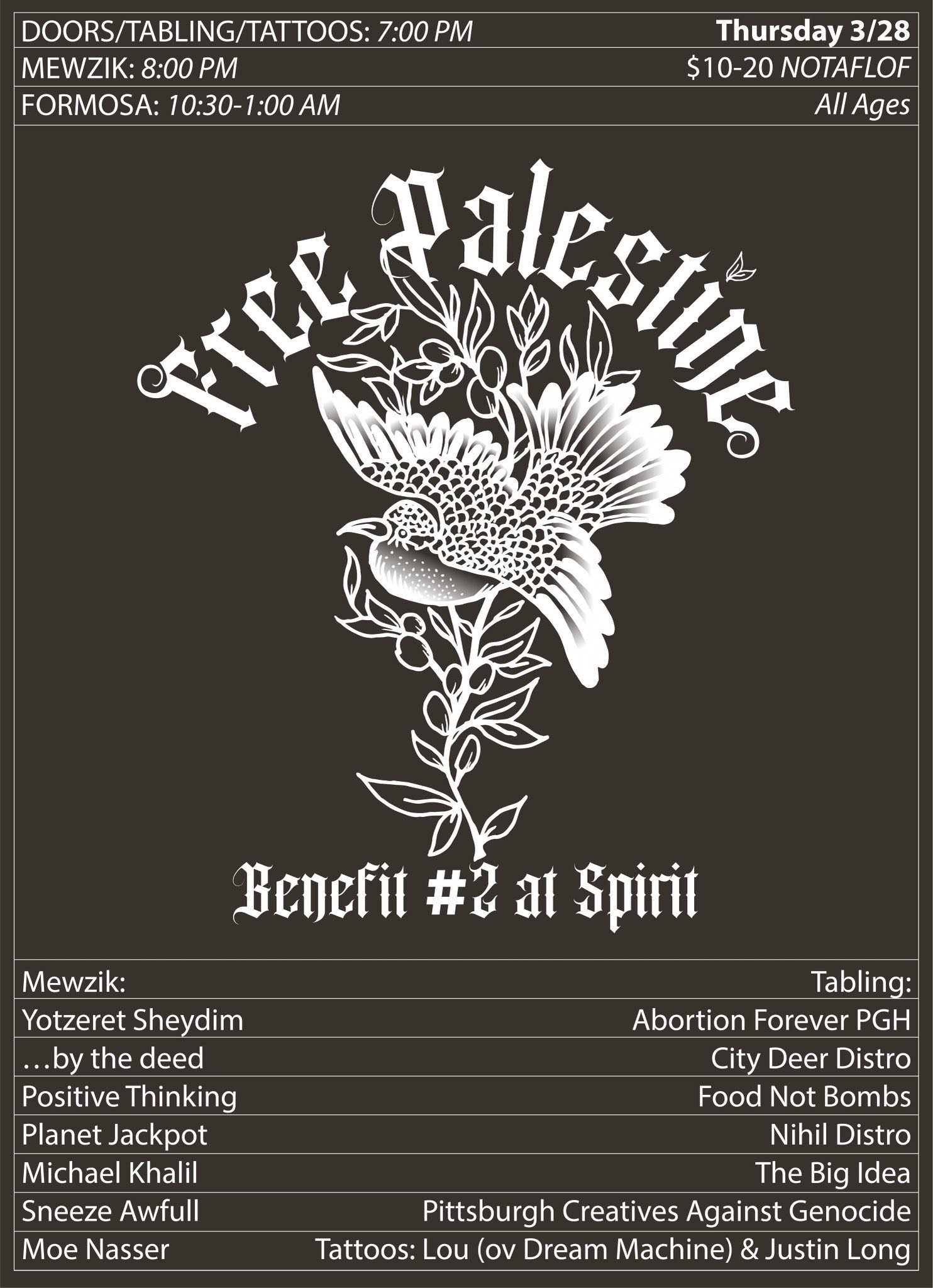 Gaza Benefit&nbsp;Show