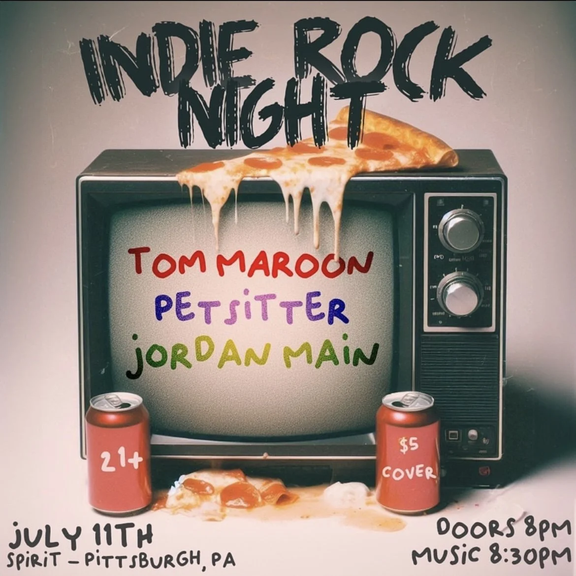 Tom Maroon, Petsitter, and Jordan Main