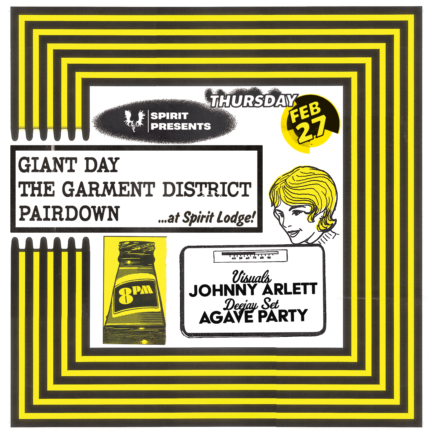Spirit Presents: Giant Day with The Garment District and Pairdown