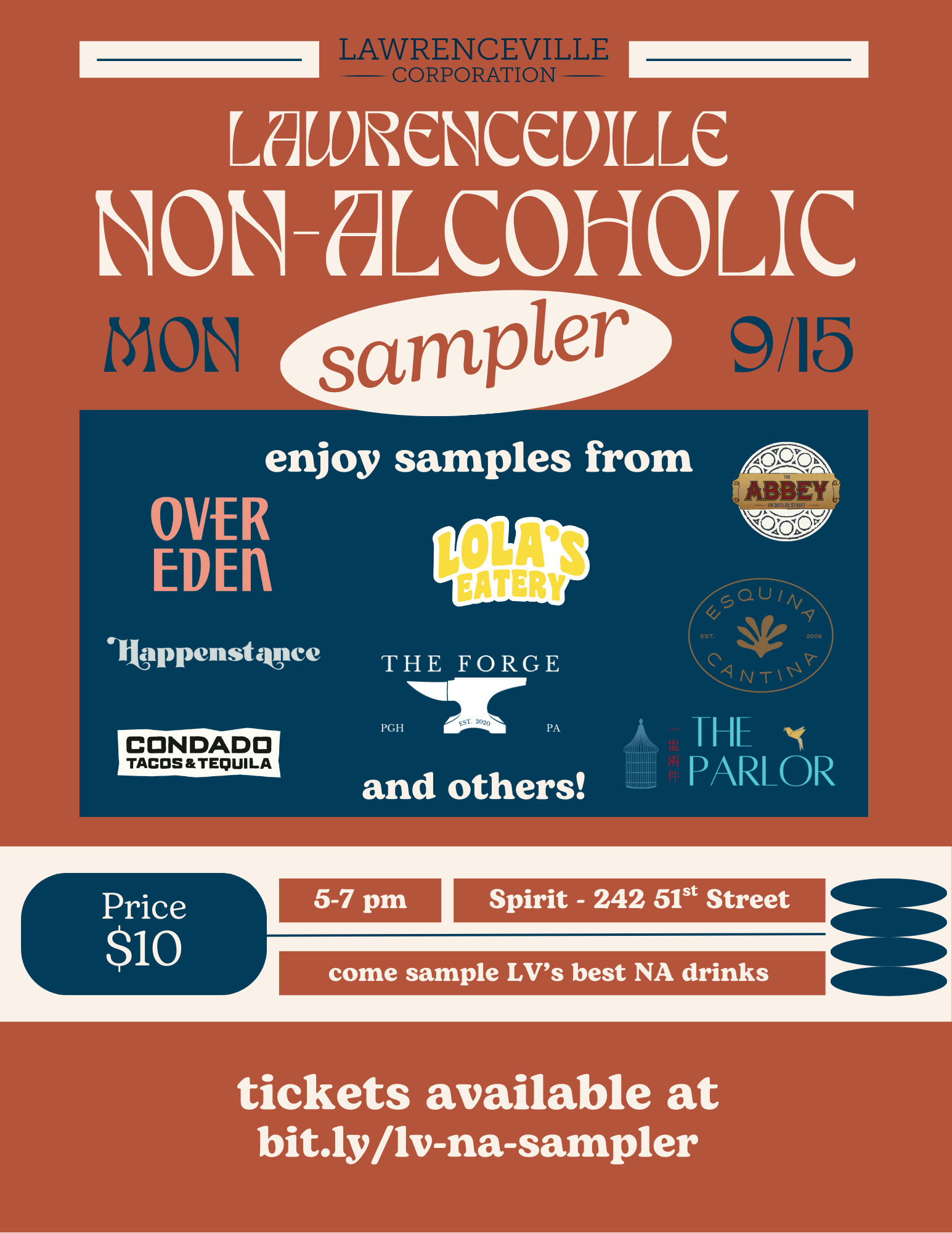 Lawrenceville Non-Alcoholic Sampler
