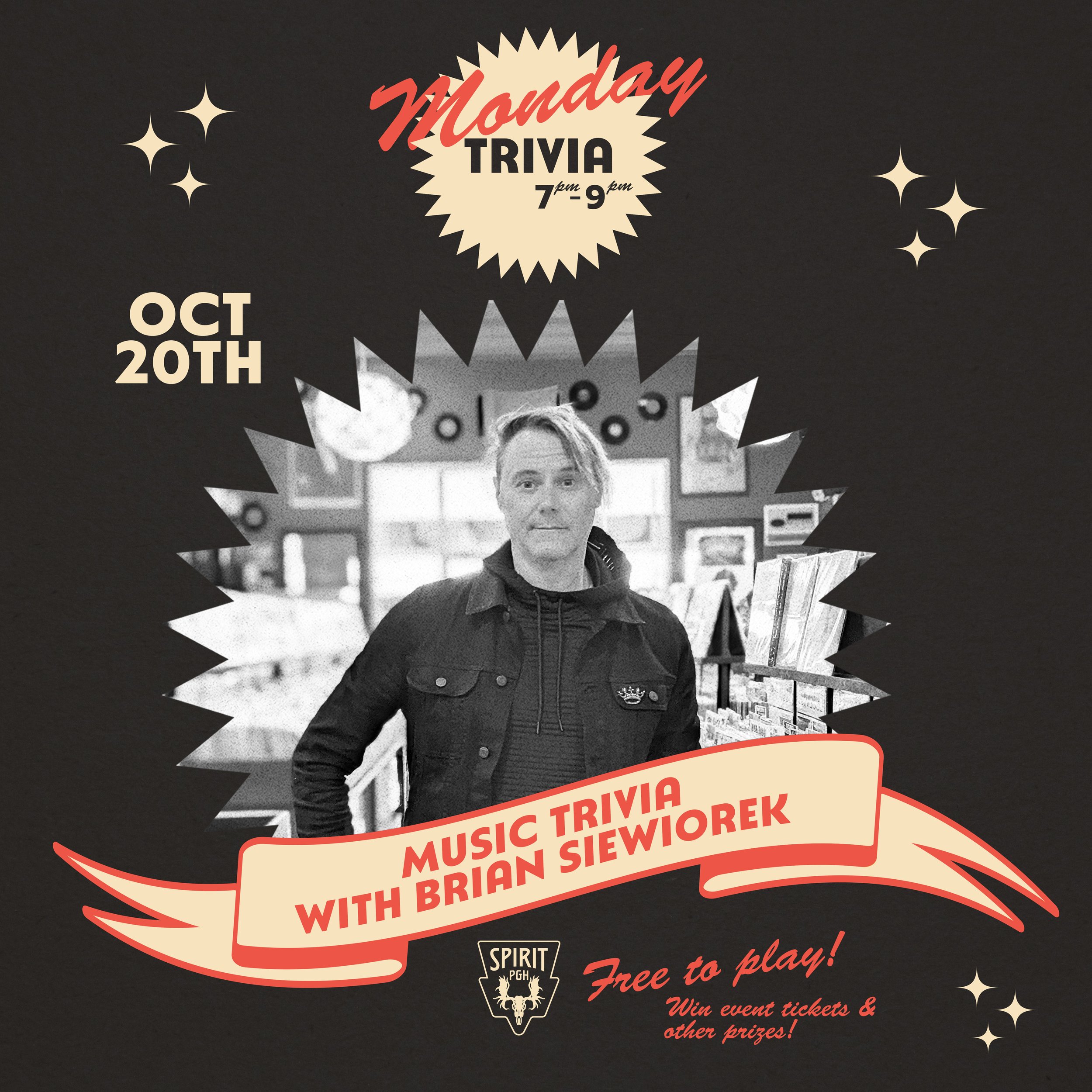 Music Trivia Night with Brian Siewiorek