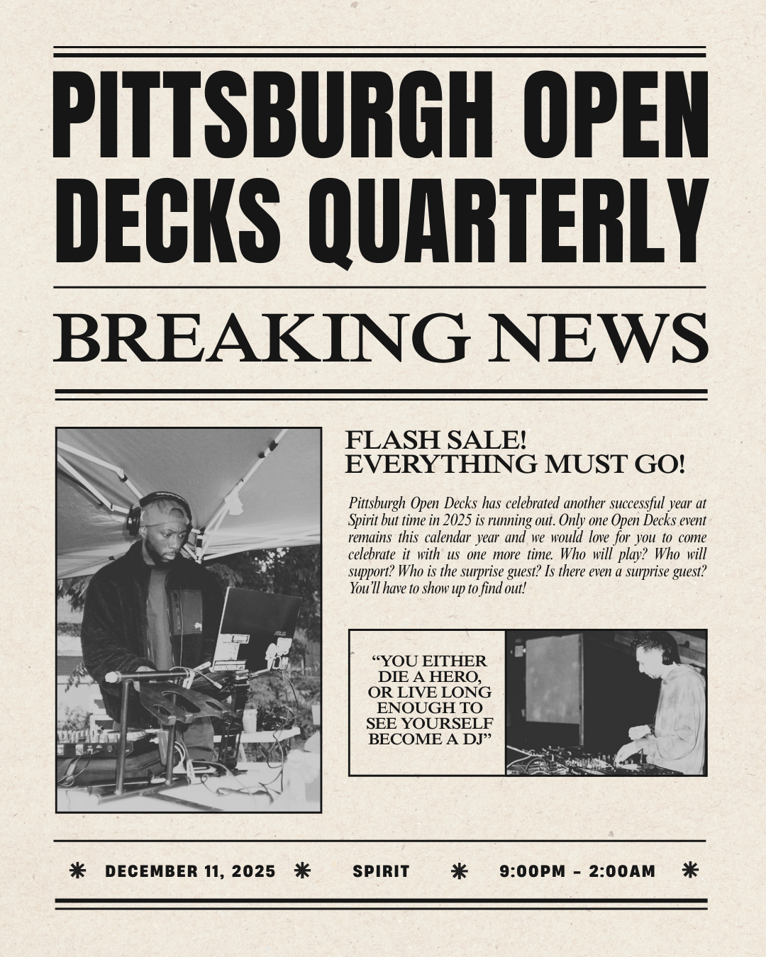 Pittsburgh Open Decks