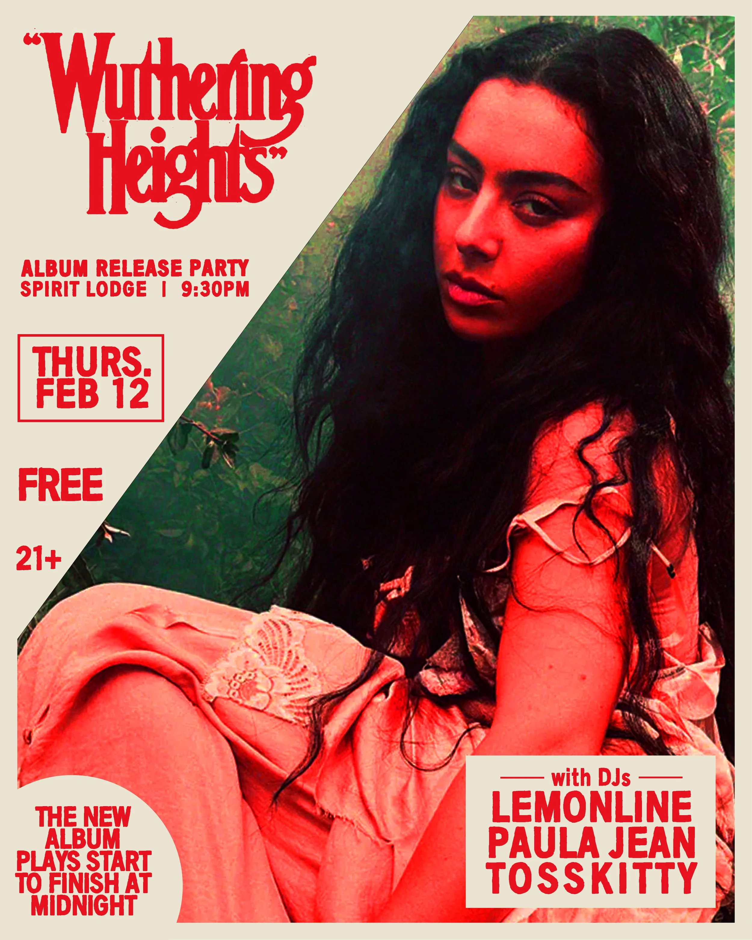 Charli XCX "Wuthering Heights" Album Release Party