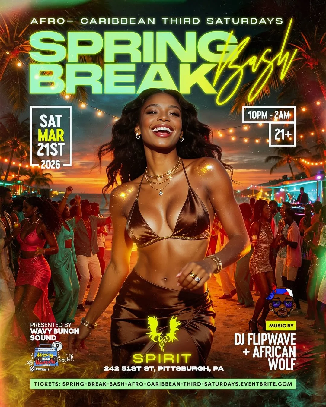 Afro-Caribbean Saturdays: SPRING BREAK BASH