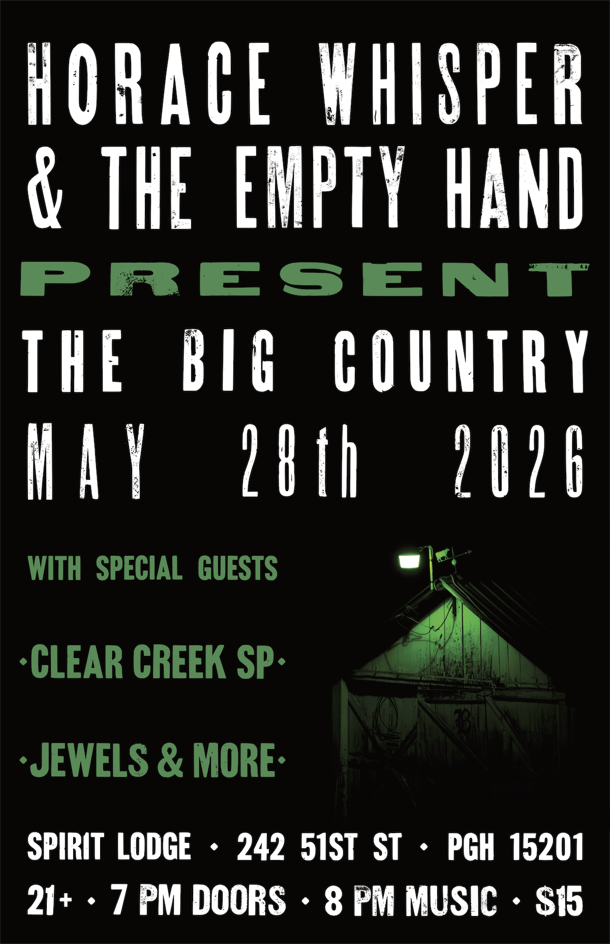 Horace Whisper &amp; The Empty Hand Present "The Big Country"