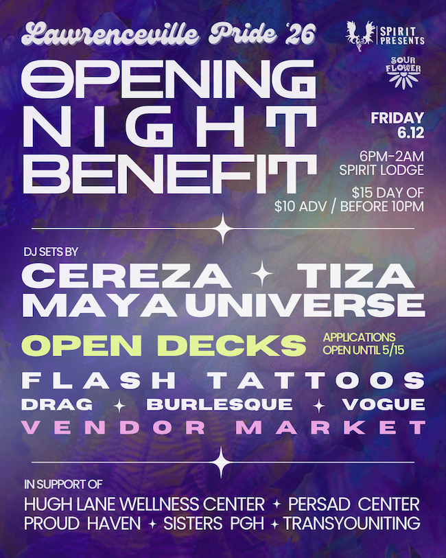 Lawrenceville Pride '26 Opening Night Benefit