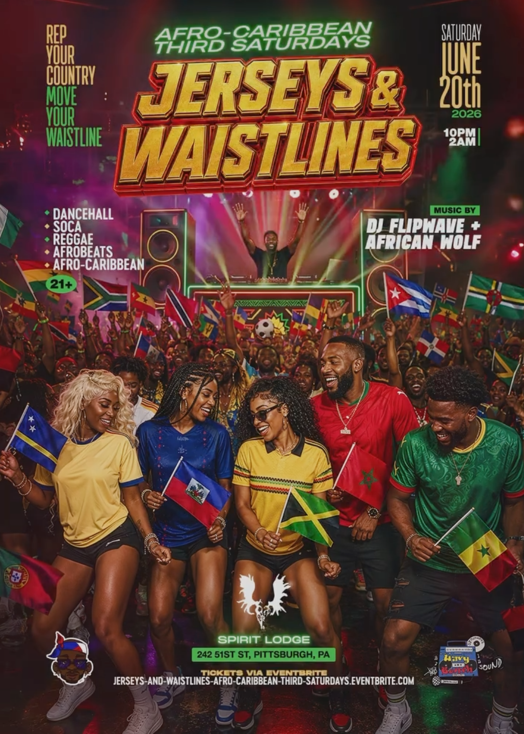 Afro-Caribbean Saturdays: JERSEYS &amp; WAISTLINES