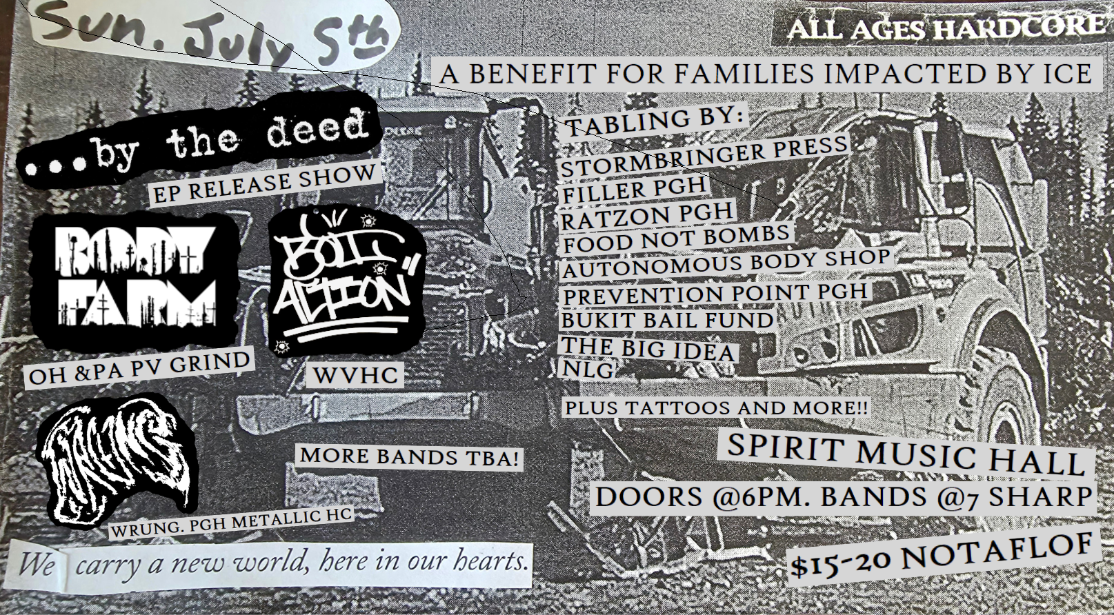 All Ages Hardcore: A Benefit Show for Families Impacted by ICE