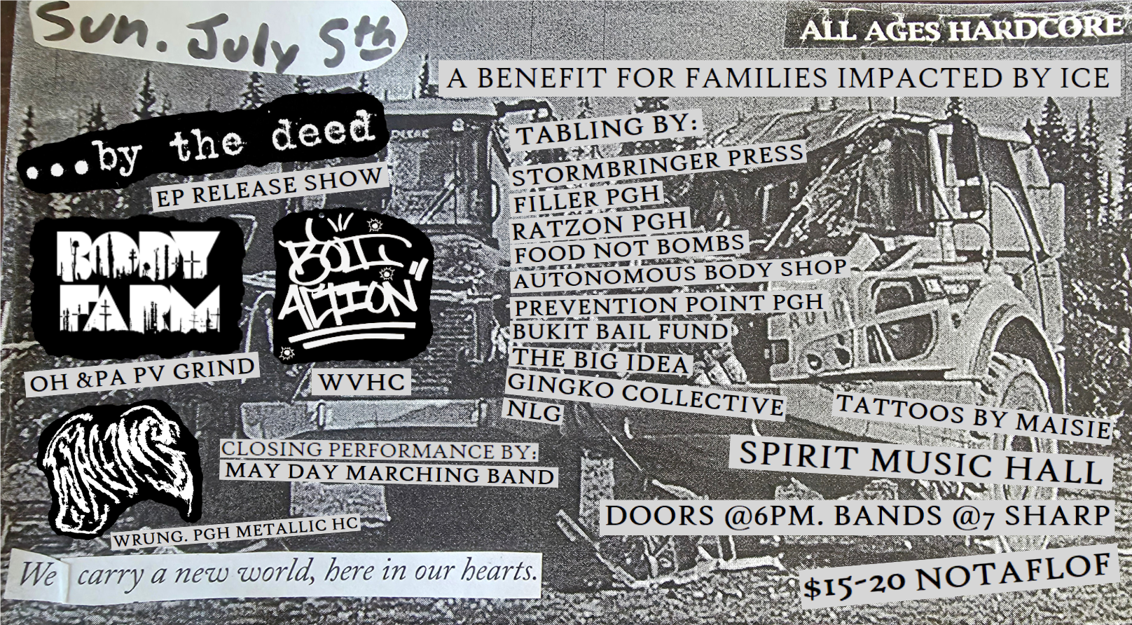 All Ages Hardcore: A Benefit Show for Families Impacted by ICE