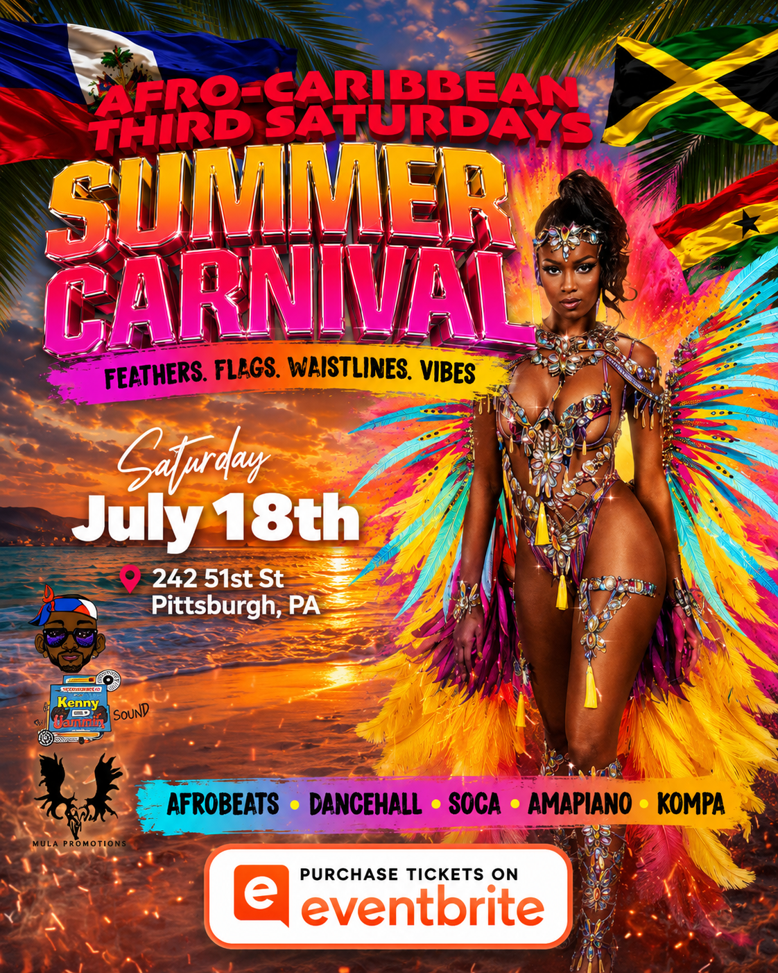 Afro-Caribbean Third Saturdays: Summer Carnival