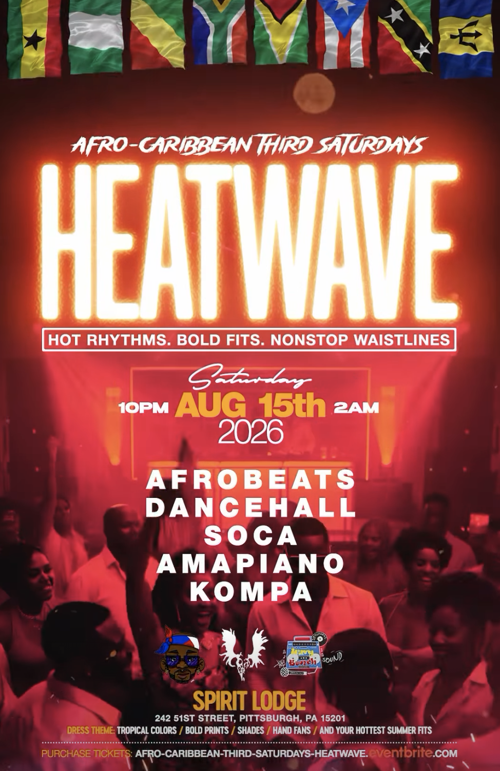 Afro-Caribbean Third Saturdays: HEATWAVE