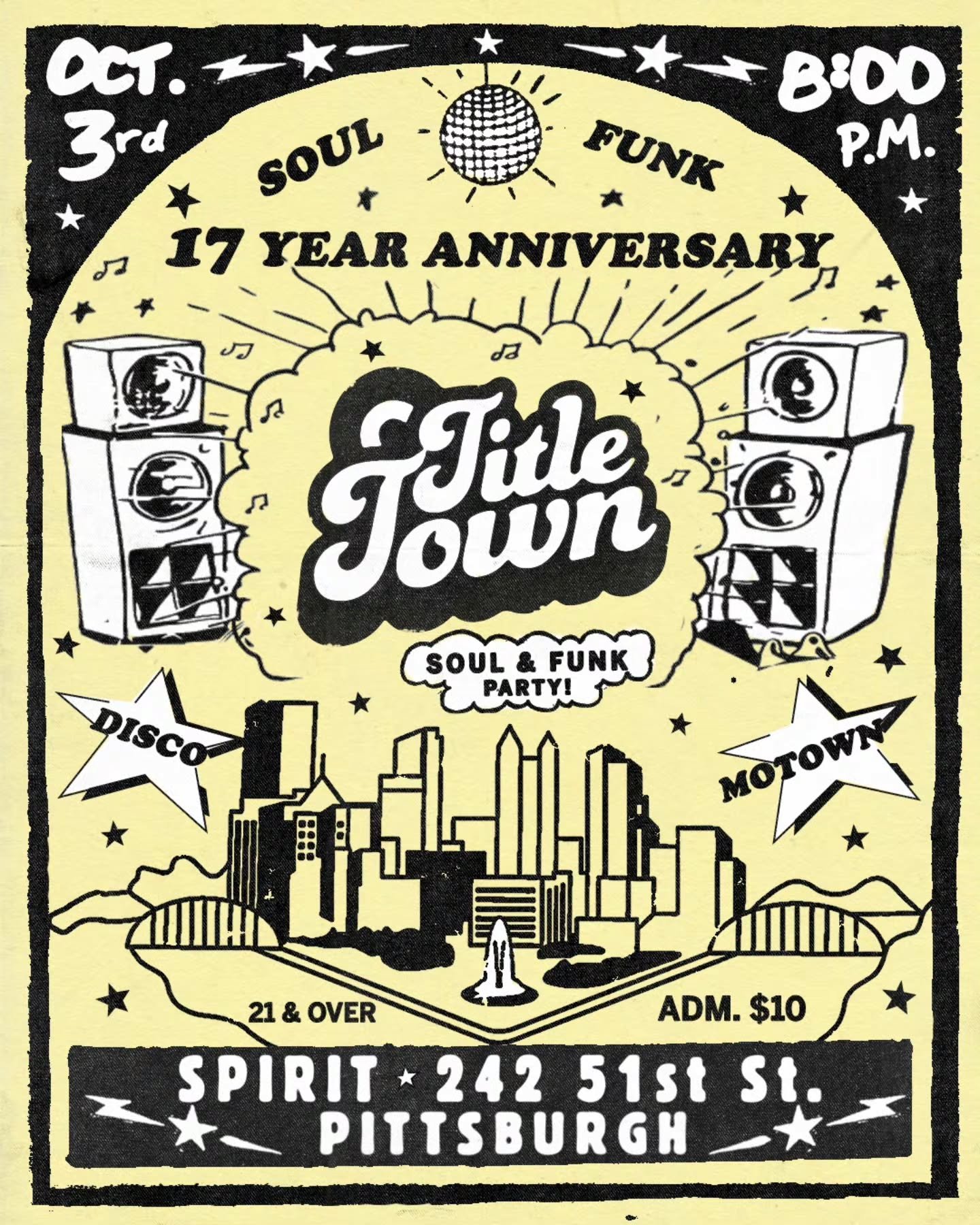 TITLE TOWN Soul & Funk Party: 17 Year Anniversary