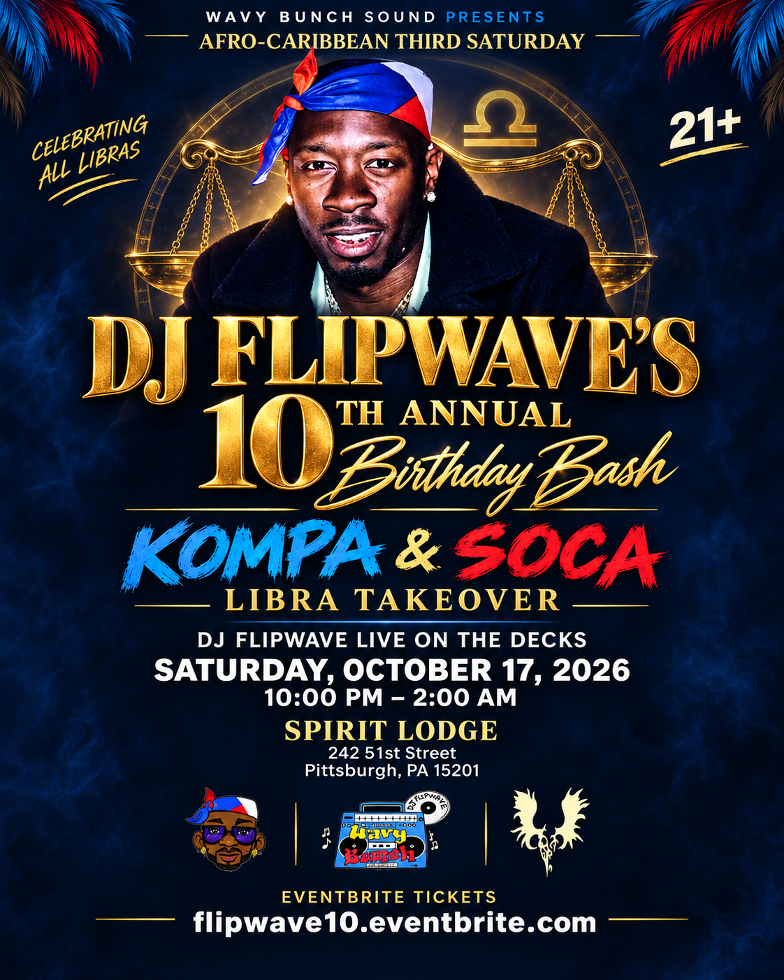 Afro-Caribbean Third Saturdays: DJ Flipwave’s 10th Annual Birthday Bash