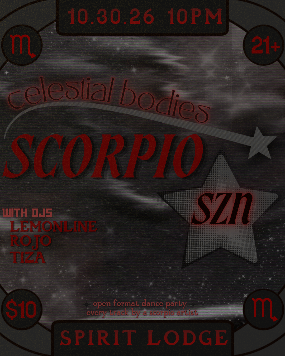  Celestial Bodies: SCORPIO SZN