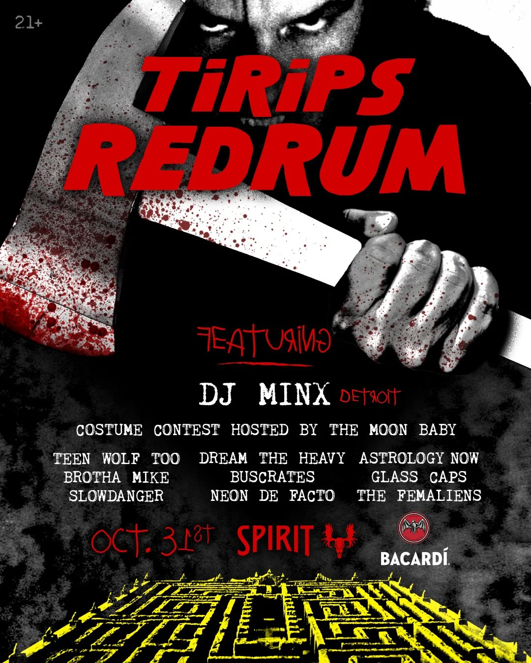TIRIPS REDRUM: Spirit's 11th Annual Halloween Party &amp; Costume Contest