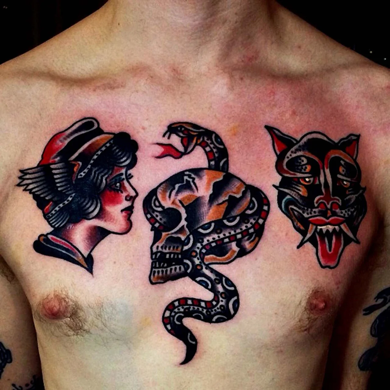 [刺青] 航海夢中飄泊的紅黑色浪漫：美式傳統刺青