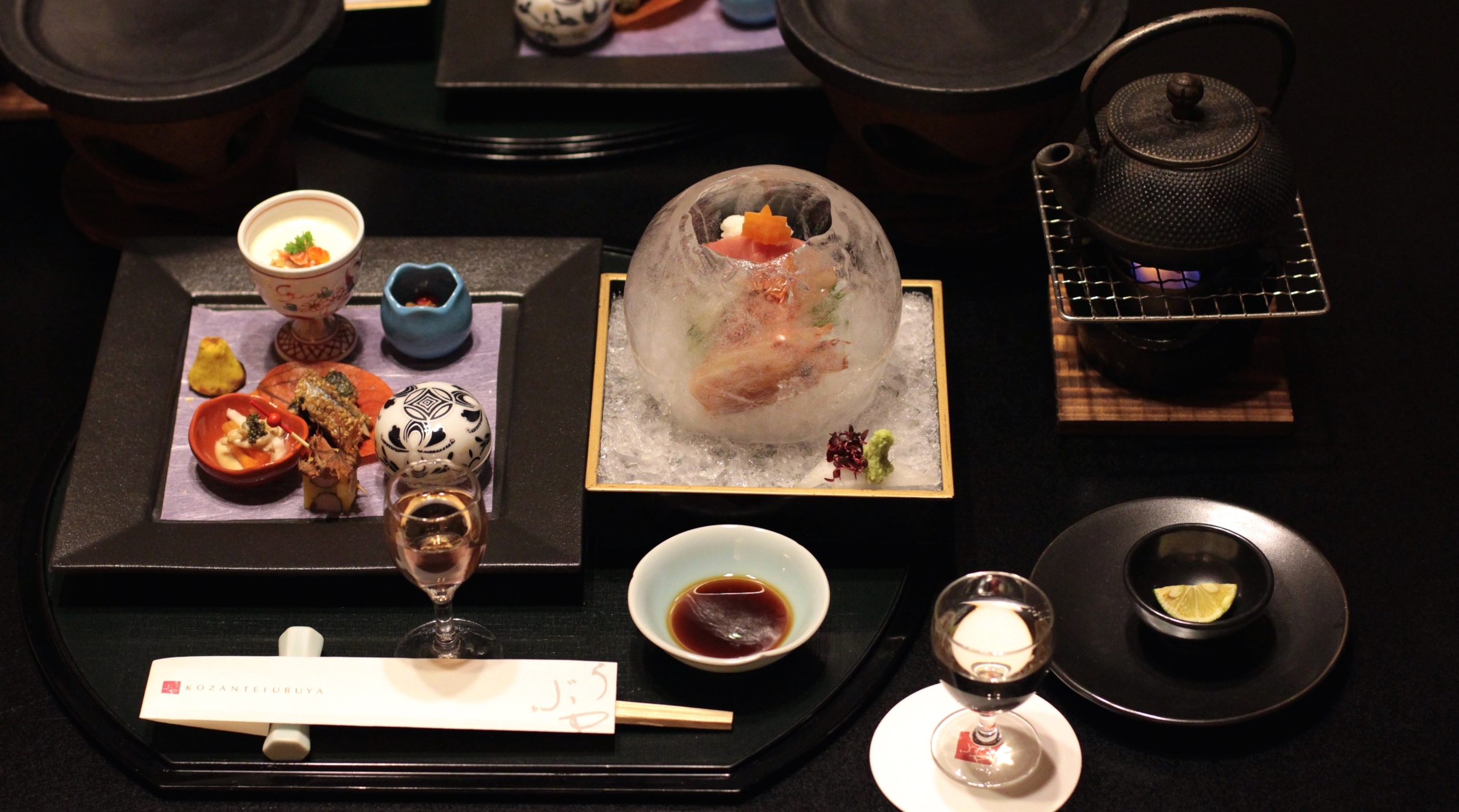 [飲食] 晚餐，於溫泉旅館房內