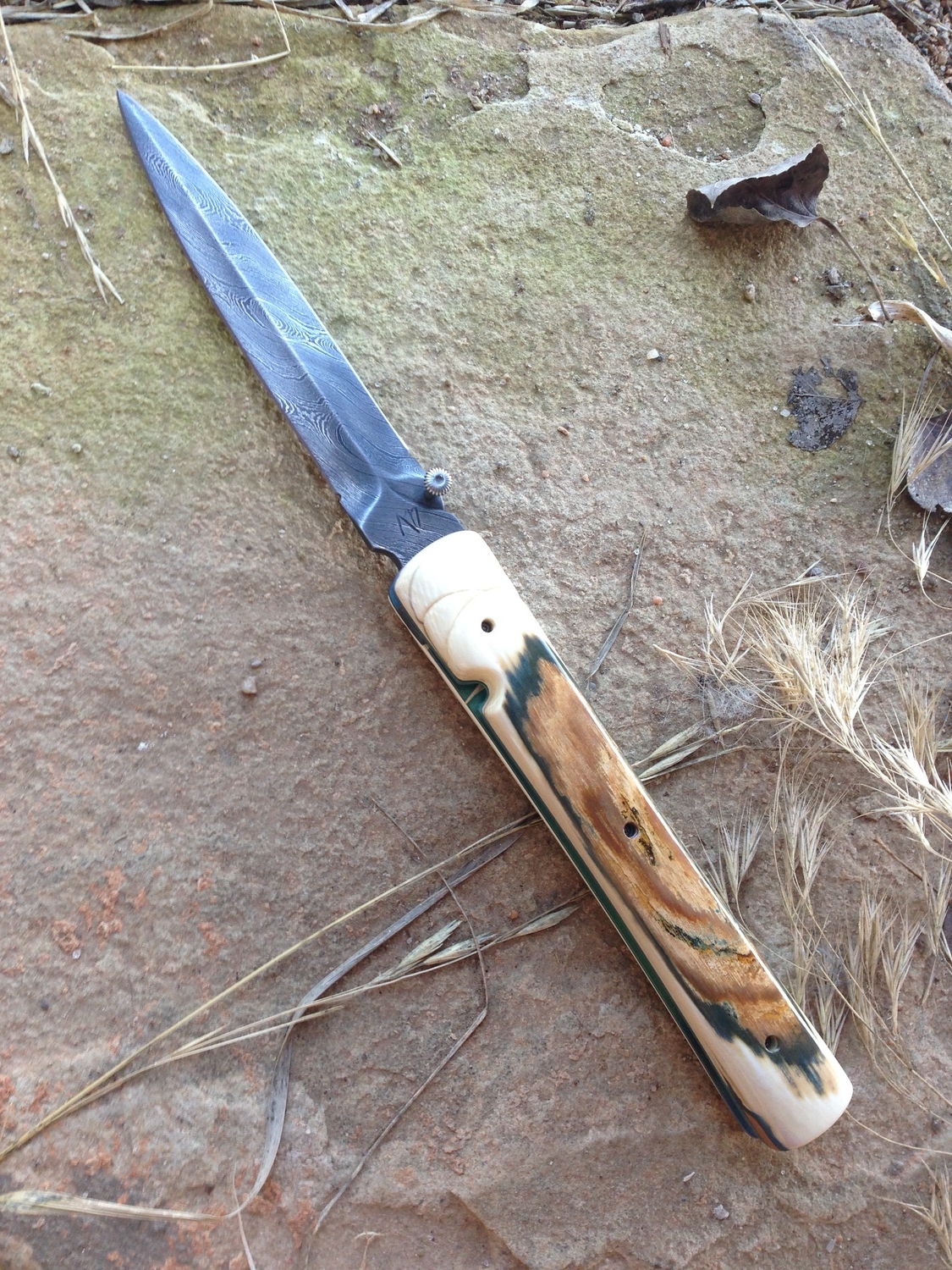 Mammoth Ivory Folding Dagger