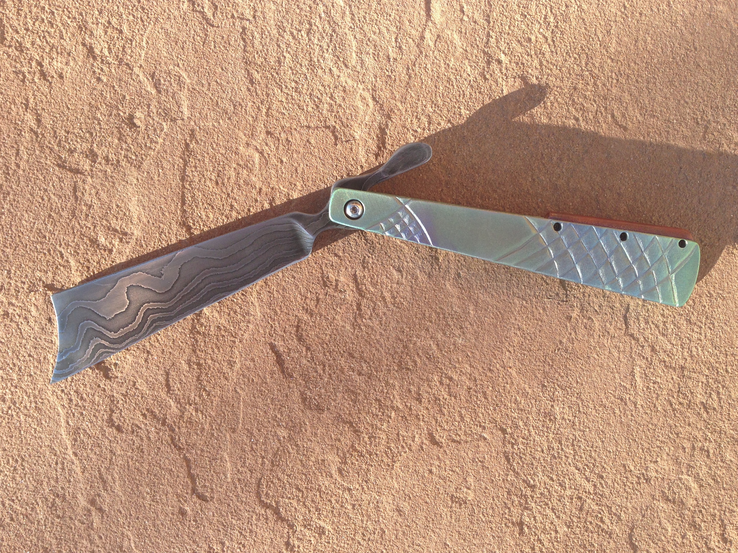 Titanium Framelock Razor