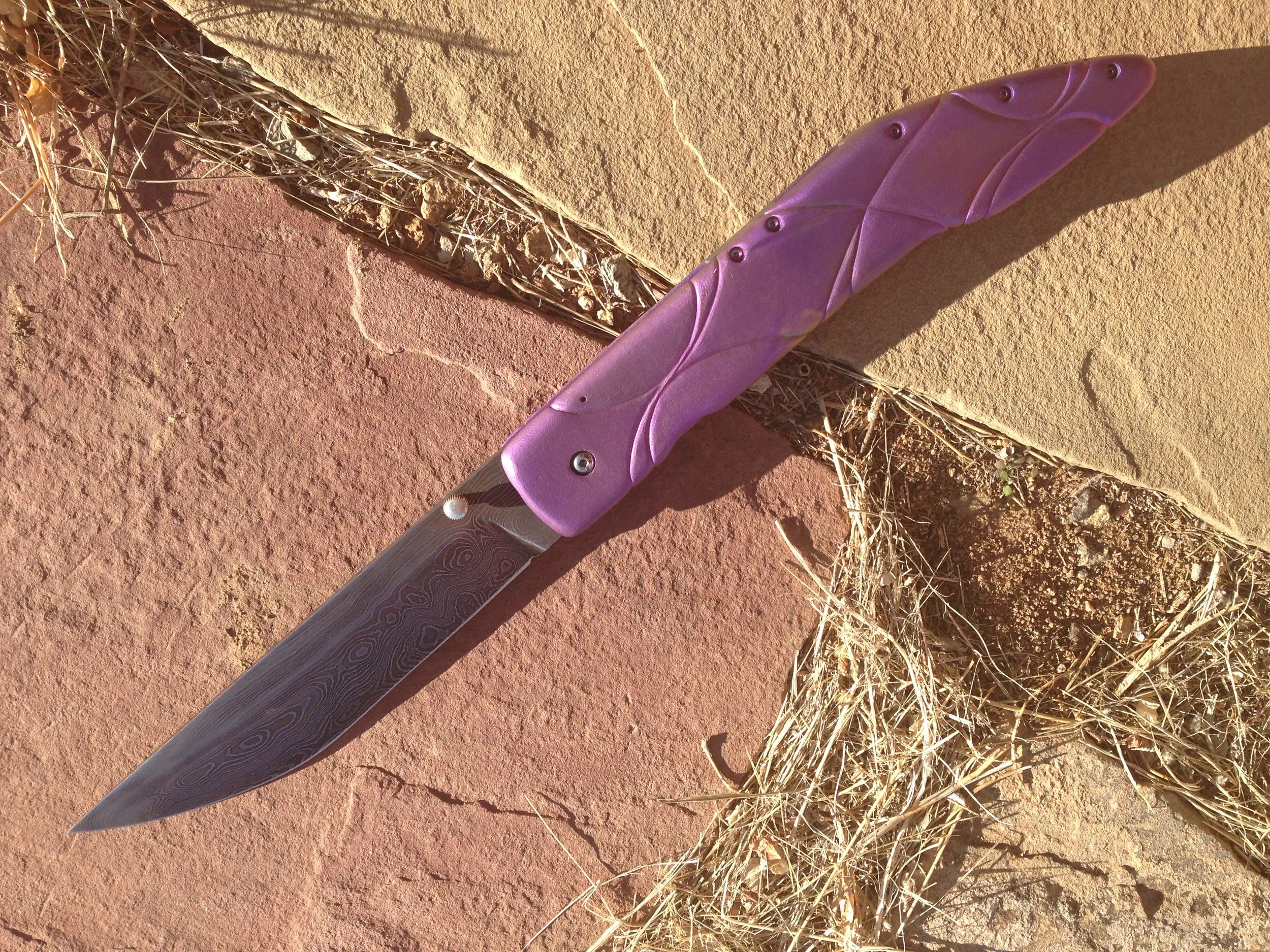 Titanium Frame Lock Droppoint