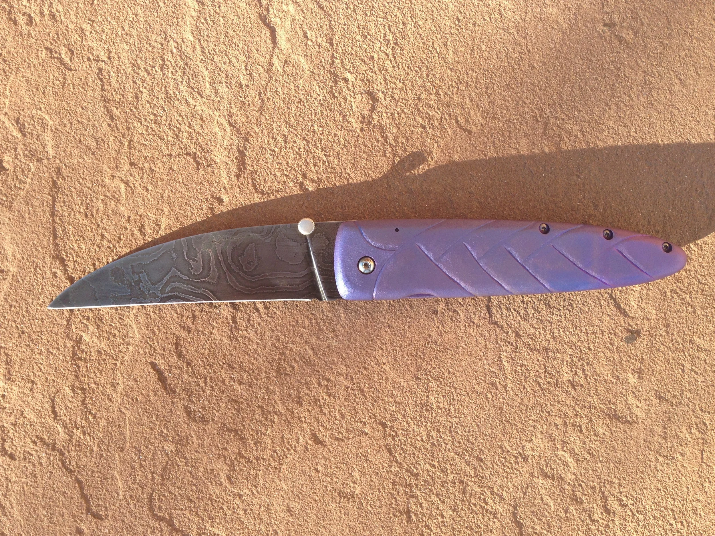 Titanium Framelock Wharncliffe  