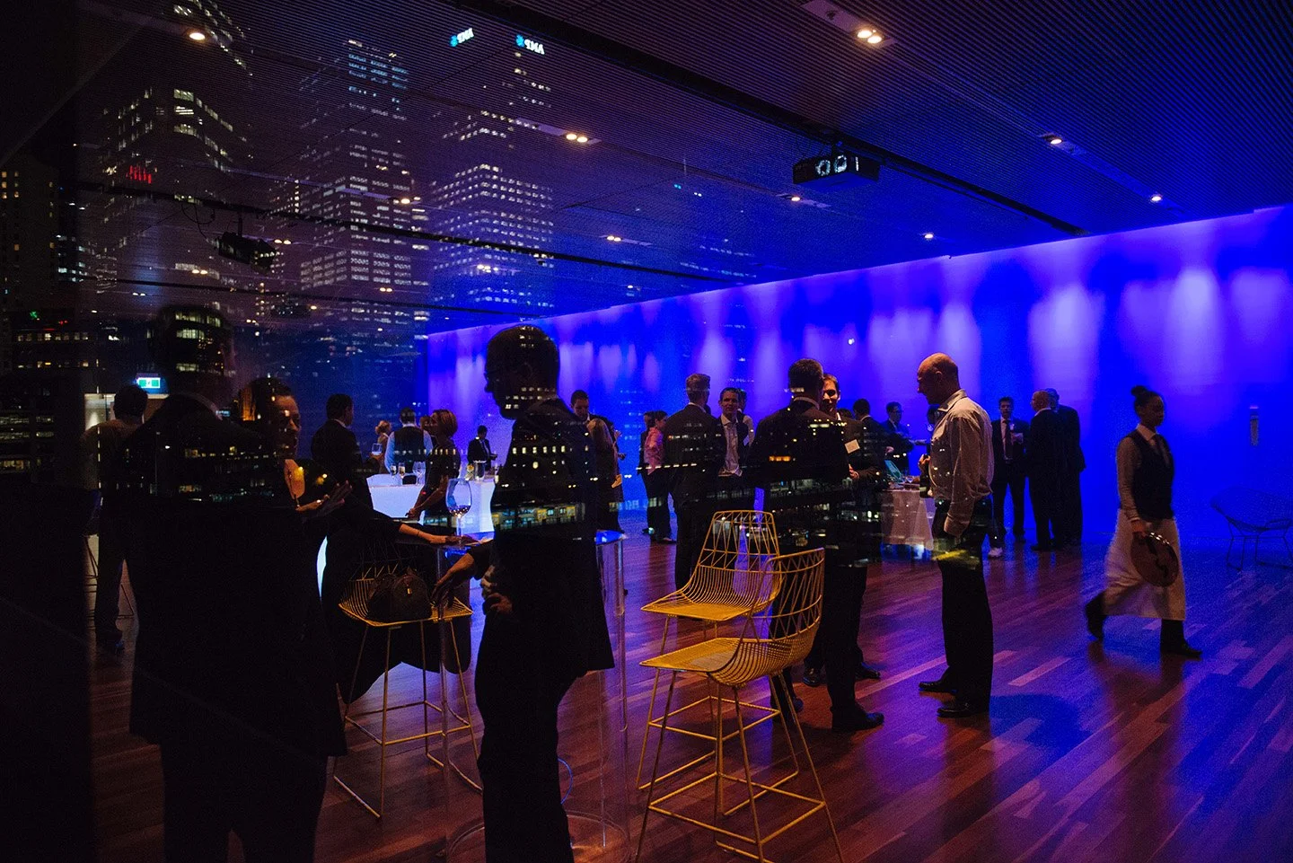Boston Consulting Group party at the MCA. October, 2014.