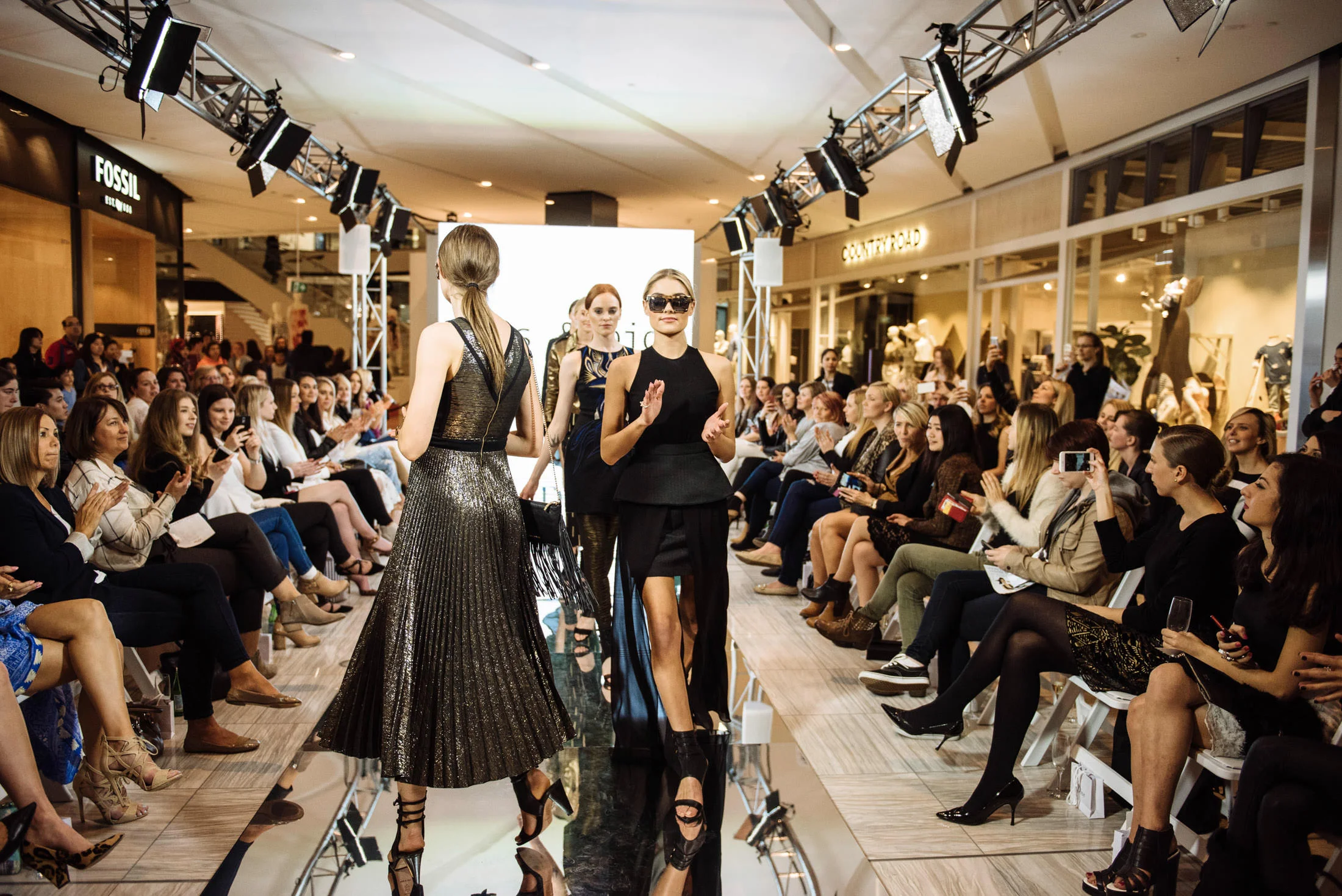 Runway fashion show at Westfield Miranda 2015